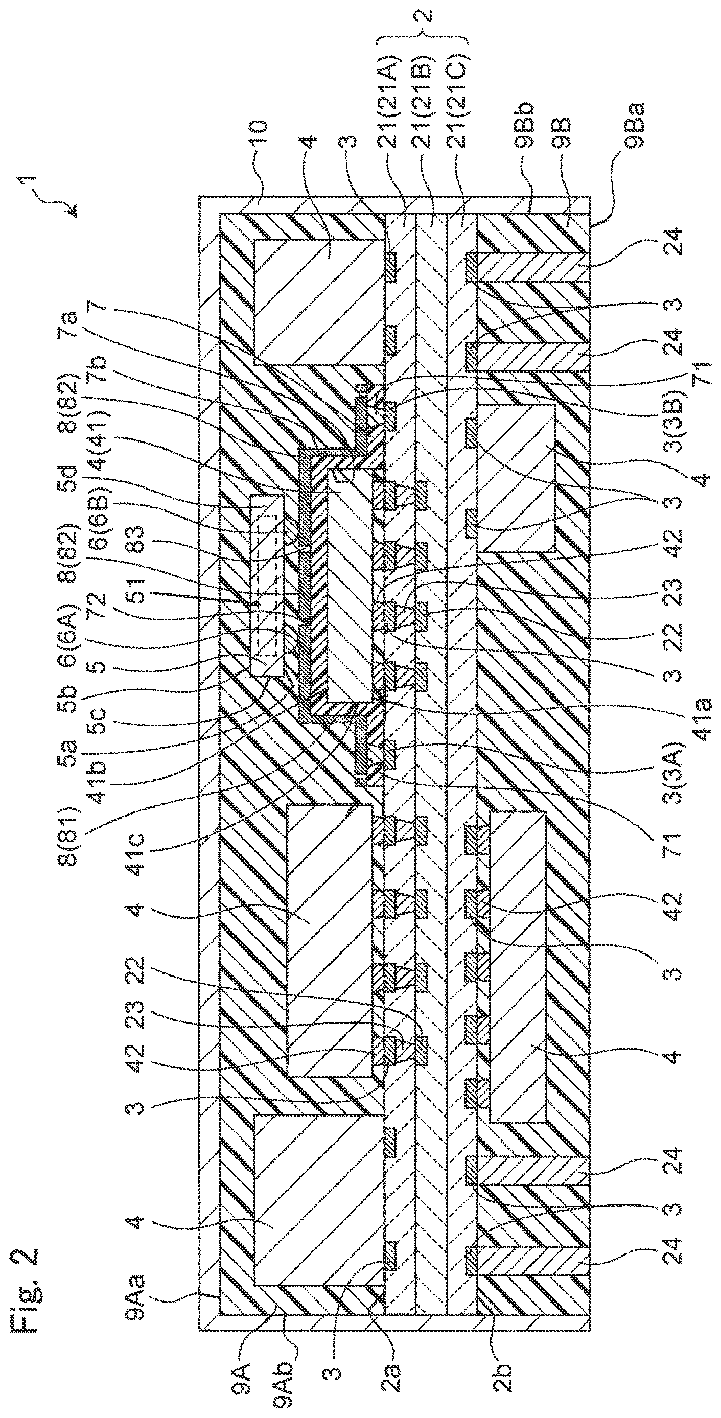 Patent US12622299 Figure 2 – Electronic circuit module