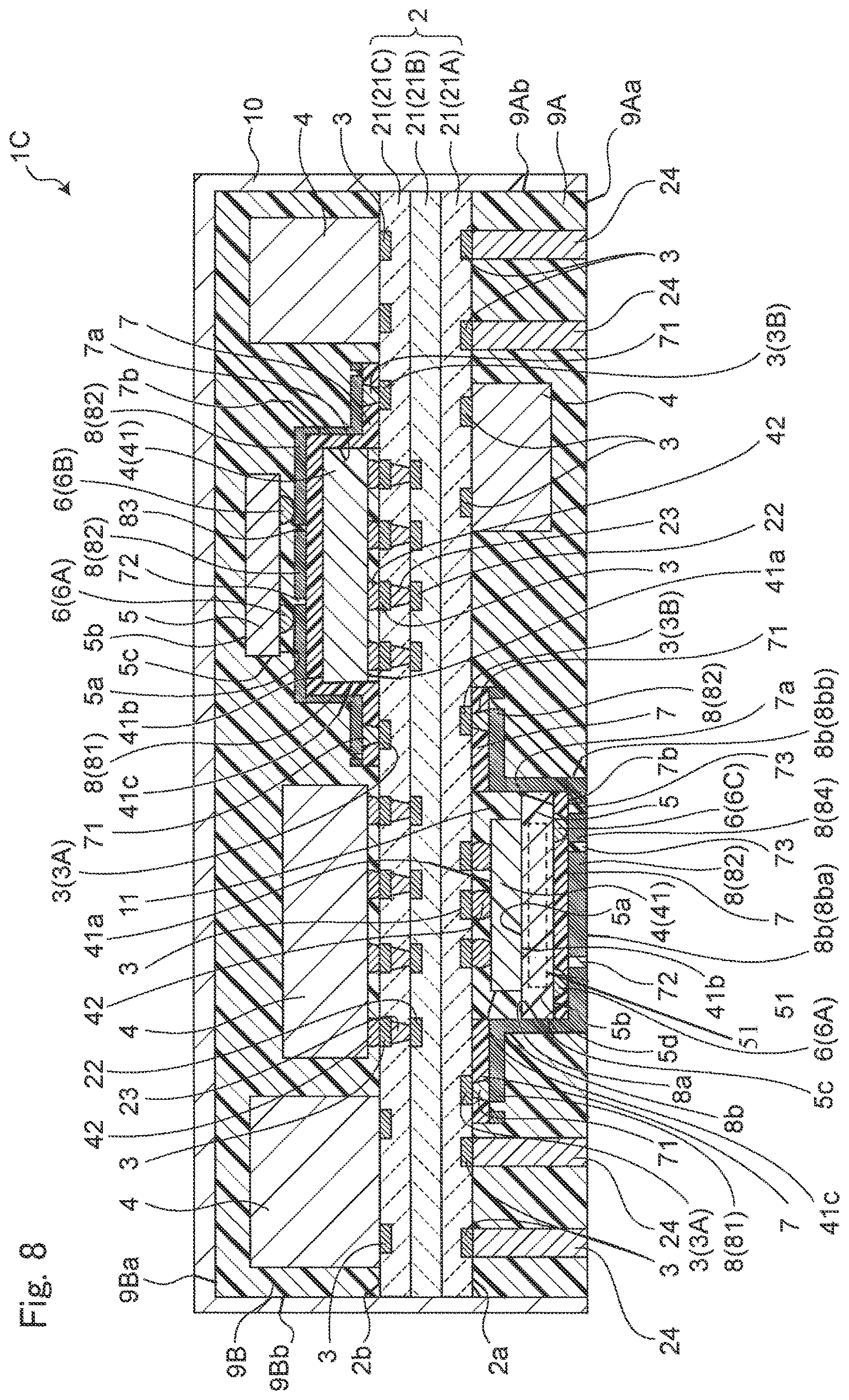 Patent US12622299 Figure 8 – Electronic circuit module