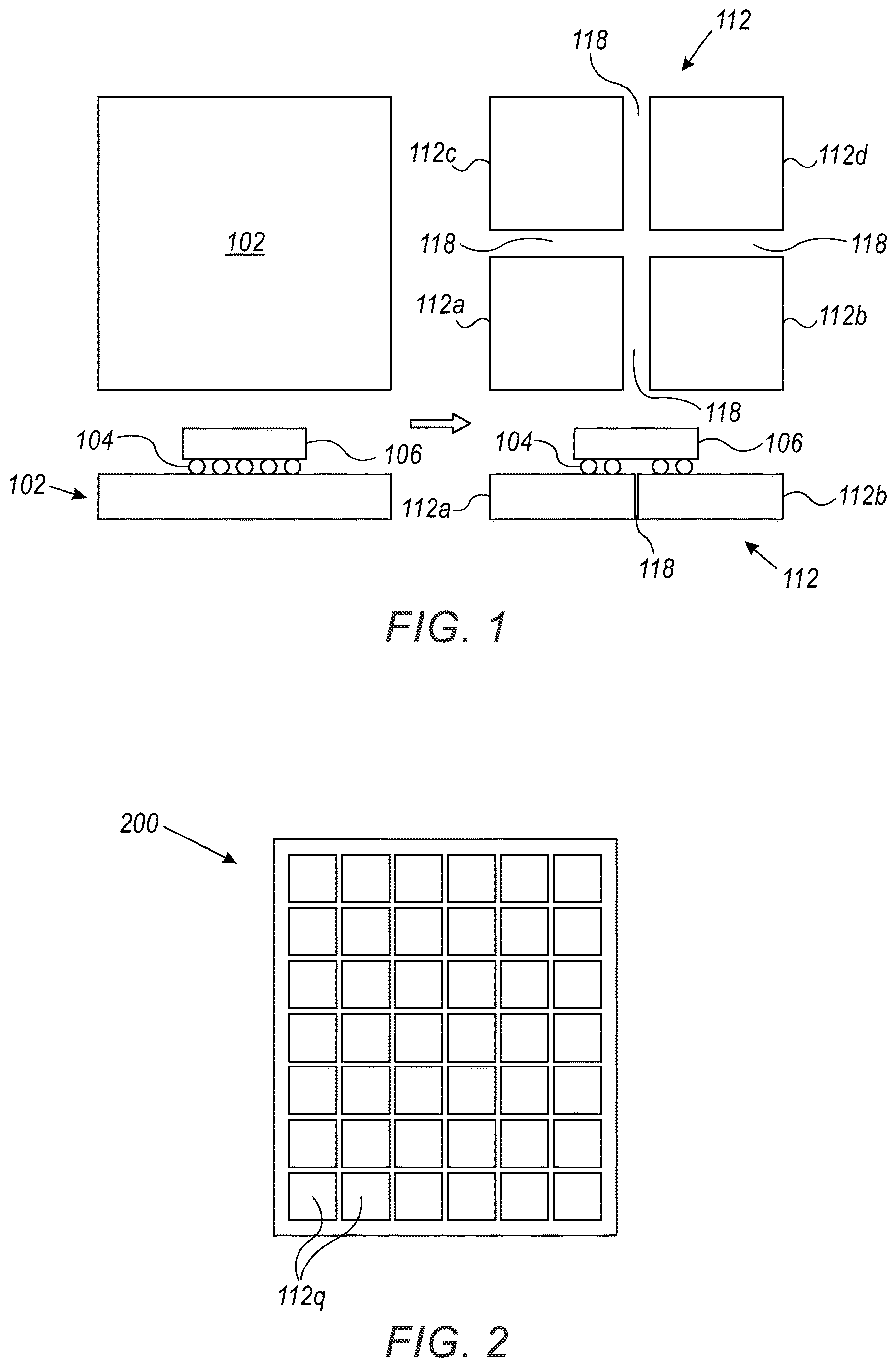 Patent US12622300 Figure 1 – Method of assembling partitioned organic substrate in a flip chip package