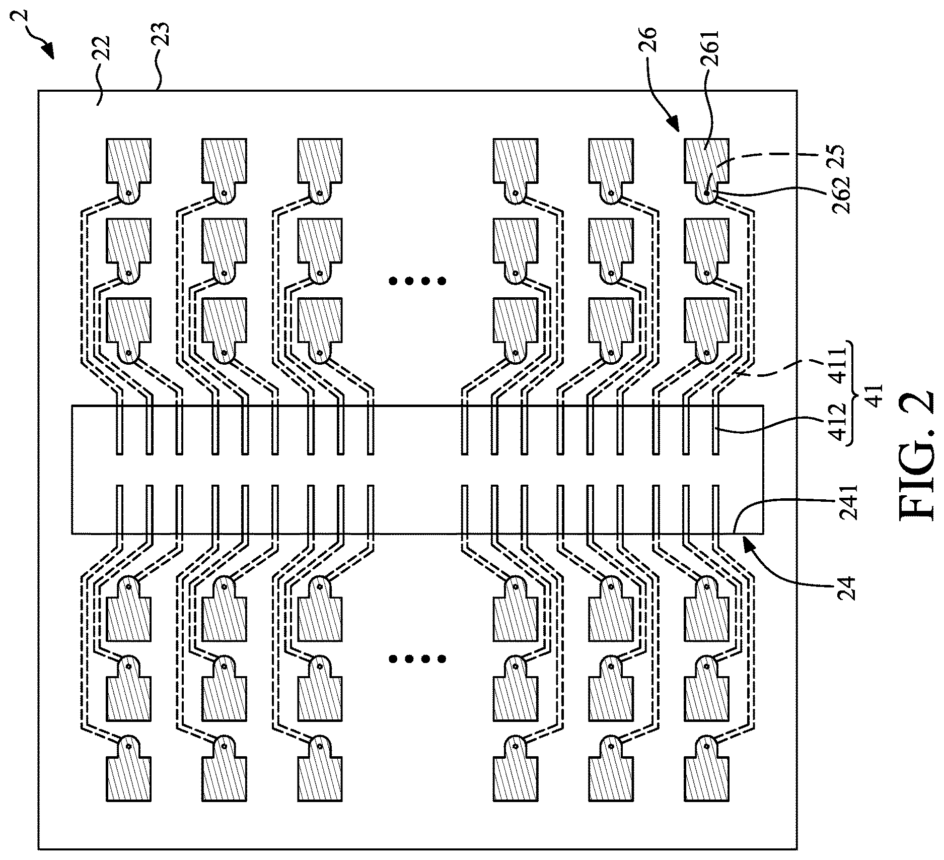 Patent US12622301 Figure 2 – Package structure and method for manufacturing the same