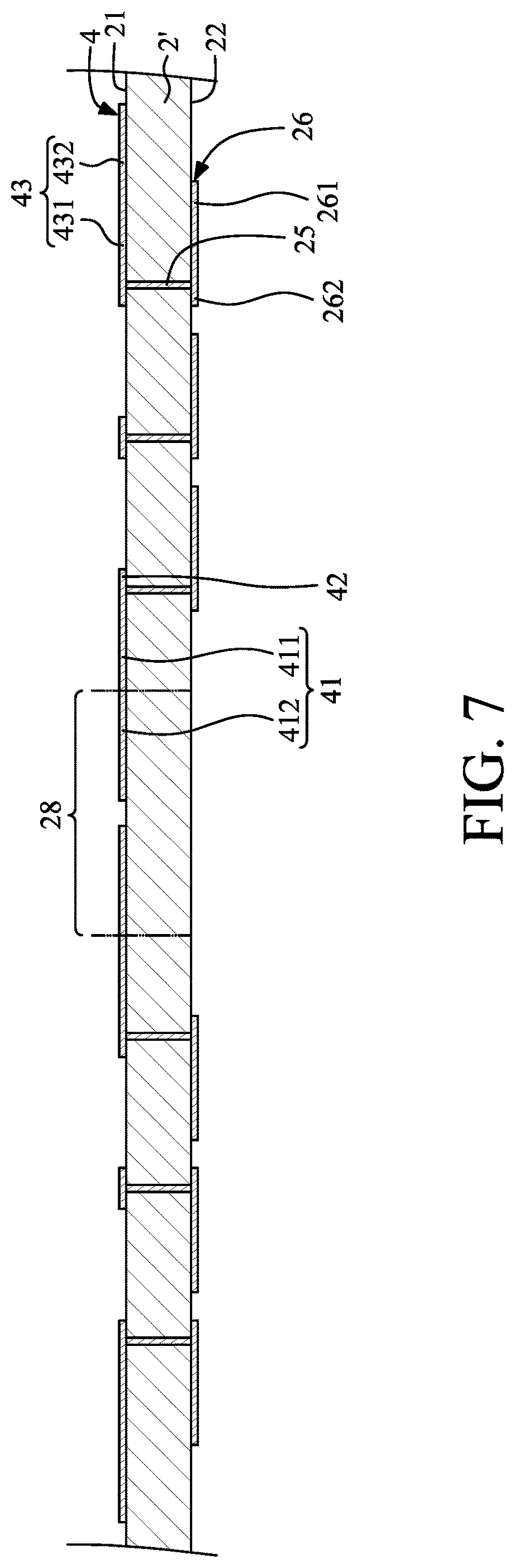 Patent US12622301 Figure 7 – Package structure and method for manufacturing the same