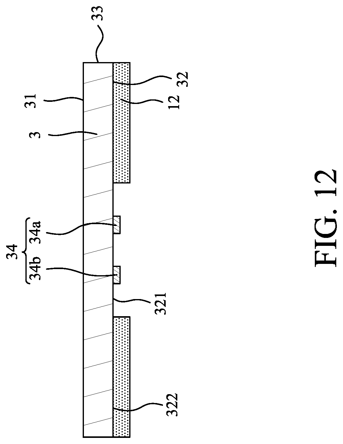 Patent US12622301 Figure 12 – Package structure and method for manufacturing the same