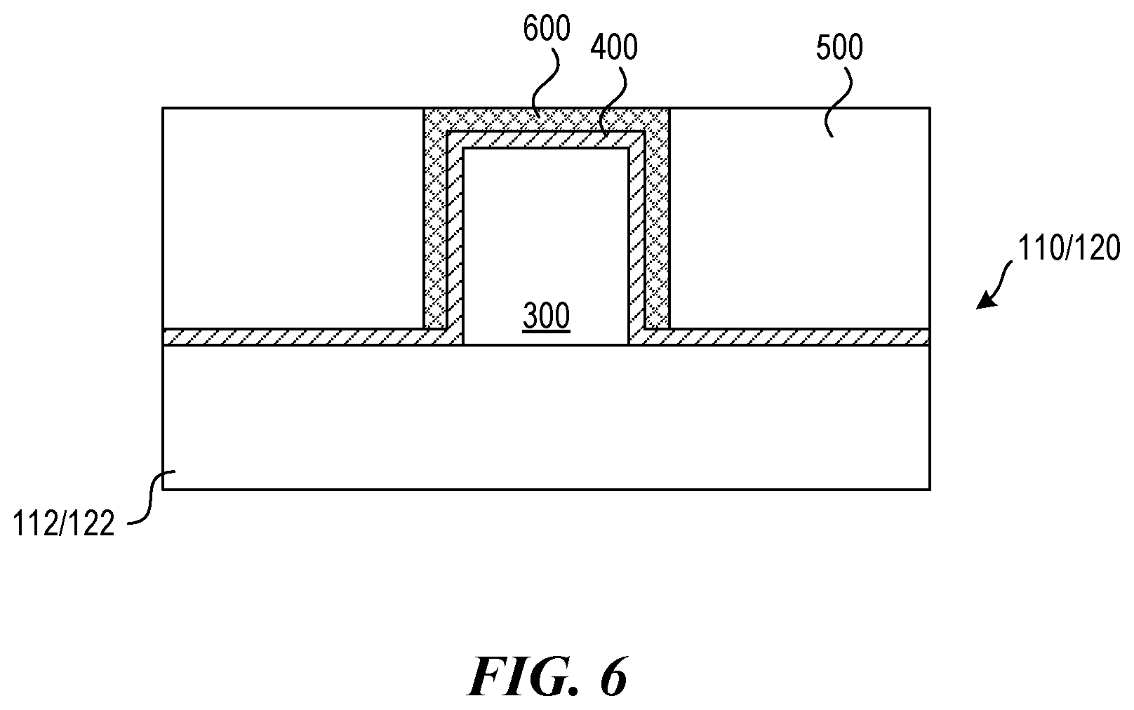 Patent US12622304 Figure 6 – Semiconductor device assembly interconnection pillars and associated methods