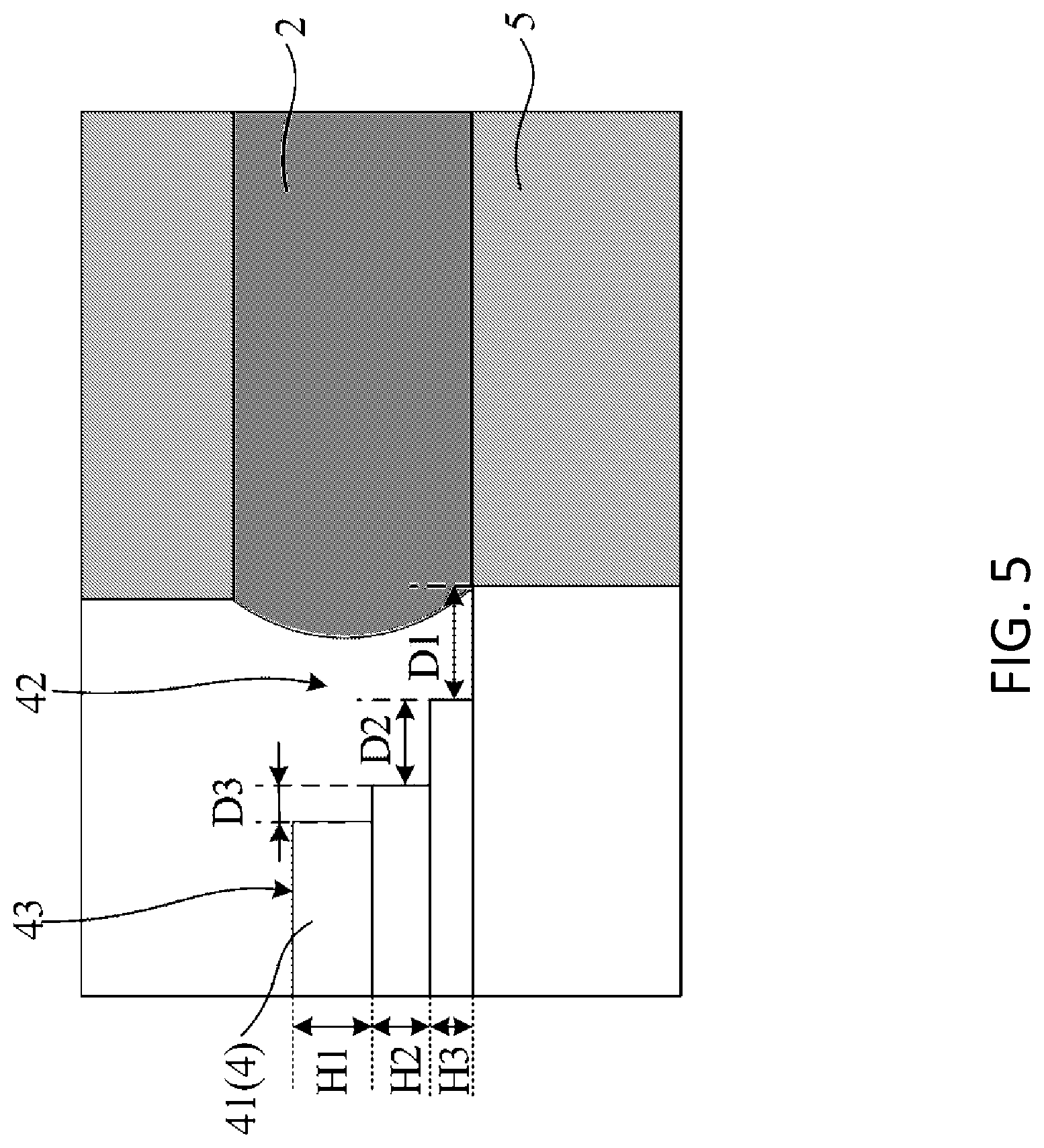 Patent US12622305 Figure 5 – Bump with stepped passivation structure with varying step heights