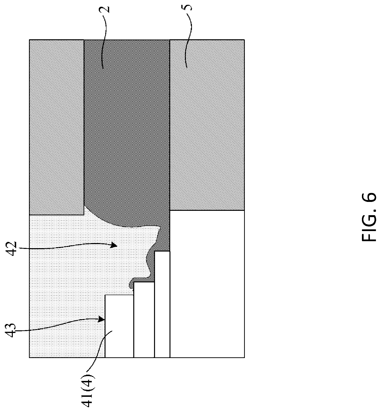 Patent US12622305 Figure 6 – Bump with stepped passivation structure with varying step heights