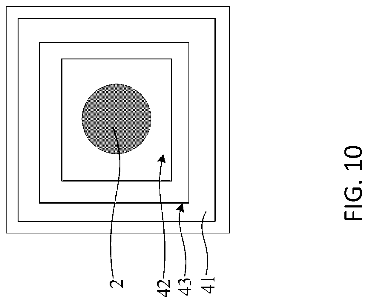 Patent US12622305 Figure 10 – Bump with stepped passivation structure with varying step heights