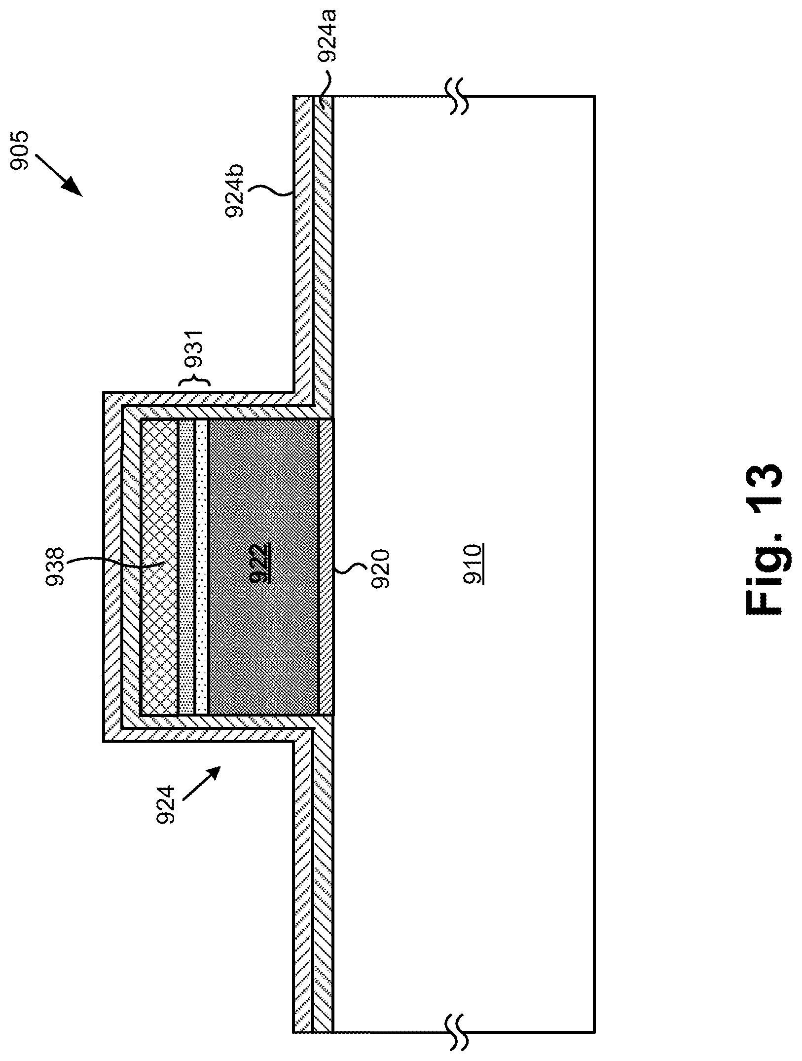 Patent US12622309 Figure 11 – Platinum-based solder body contacts for integration of a first substrate with a second substrate