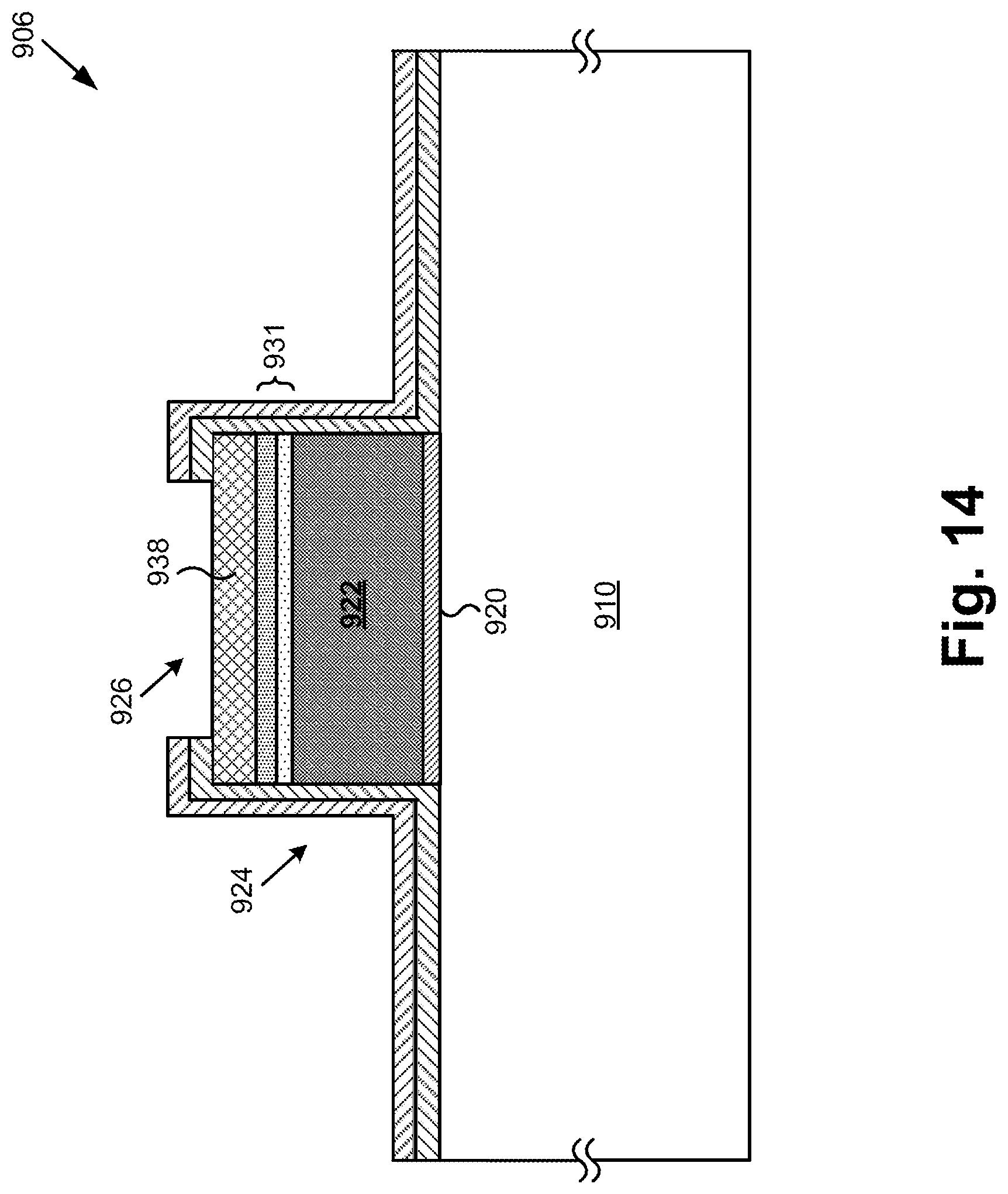 Patent US12622309 Figure 12 – Platinum-based solder body contacts for integration of a first substrate with a second substrate