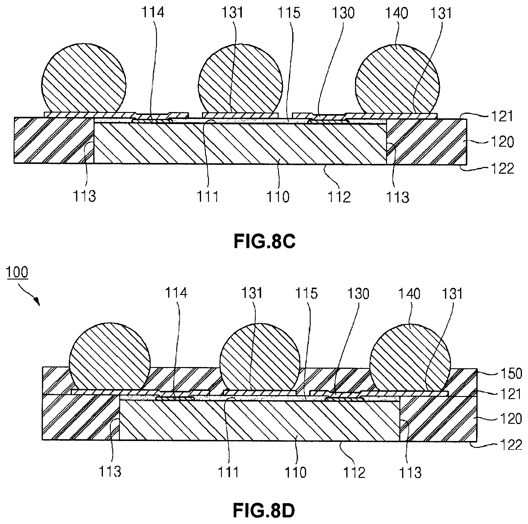 Patent US12622310 Figure 5 – Wafer level fan out semiconductor device and manufacturing method thereof