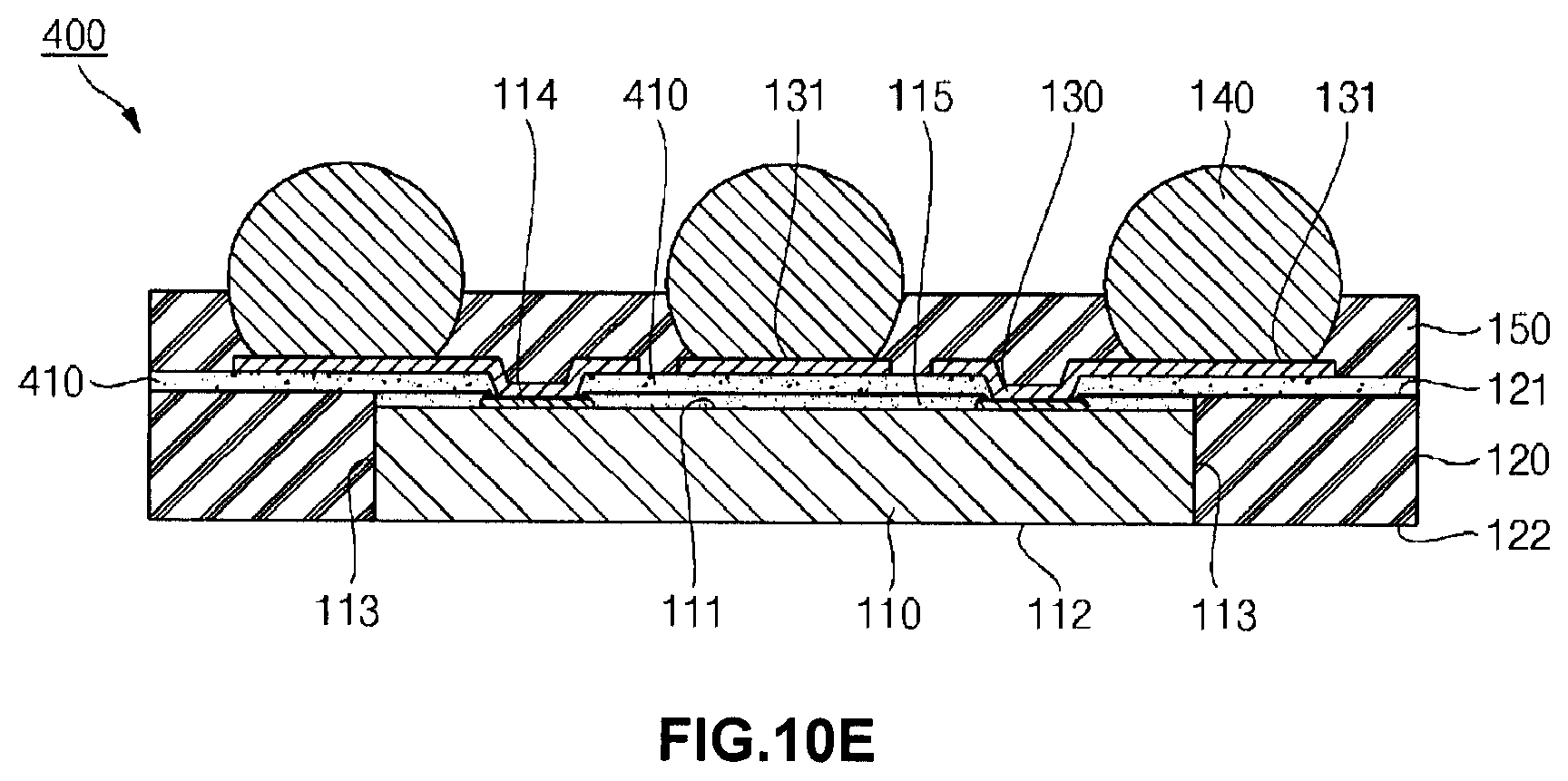 Patent US12622310 Figure 8 – Wafer level fan out semiconductor device and manufacturing method thereof