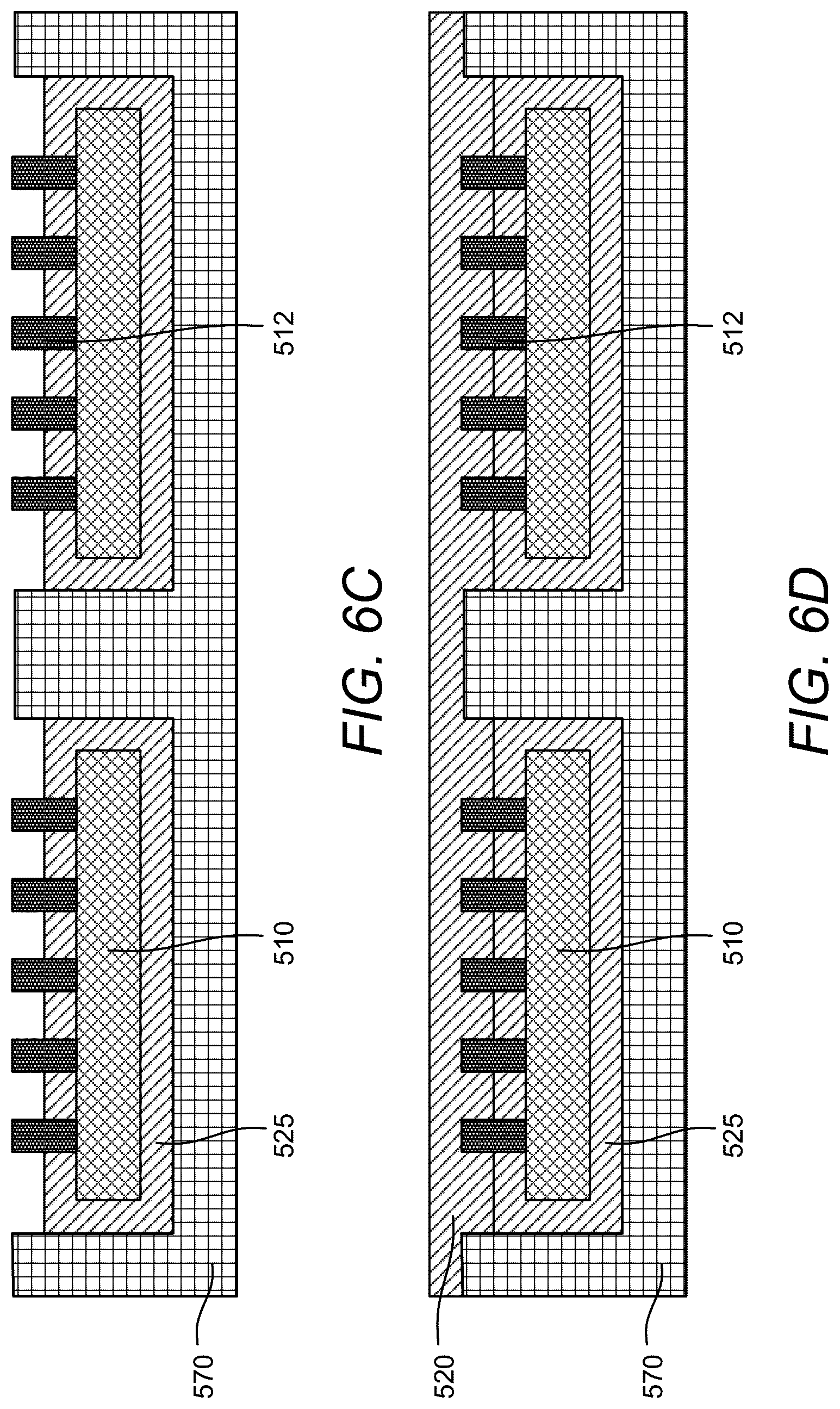 Patent US12622313 Figure 7 – Metal pocket fanout package