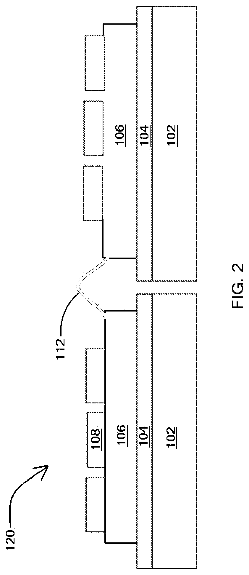 Patent US12622318 Figure 4 – Wafer to wafer high density interconnects