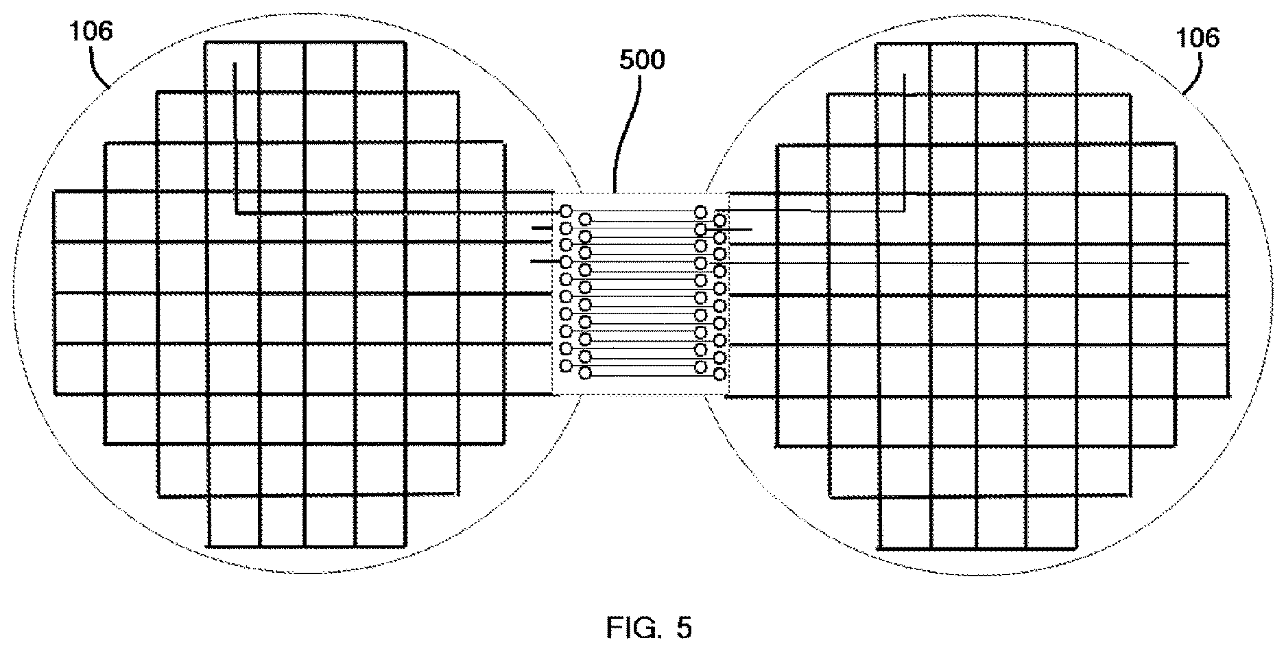 Patent US12622318 Figure 6 – Wafer to wafer high density interconnects