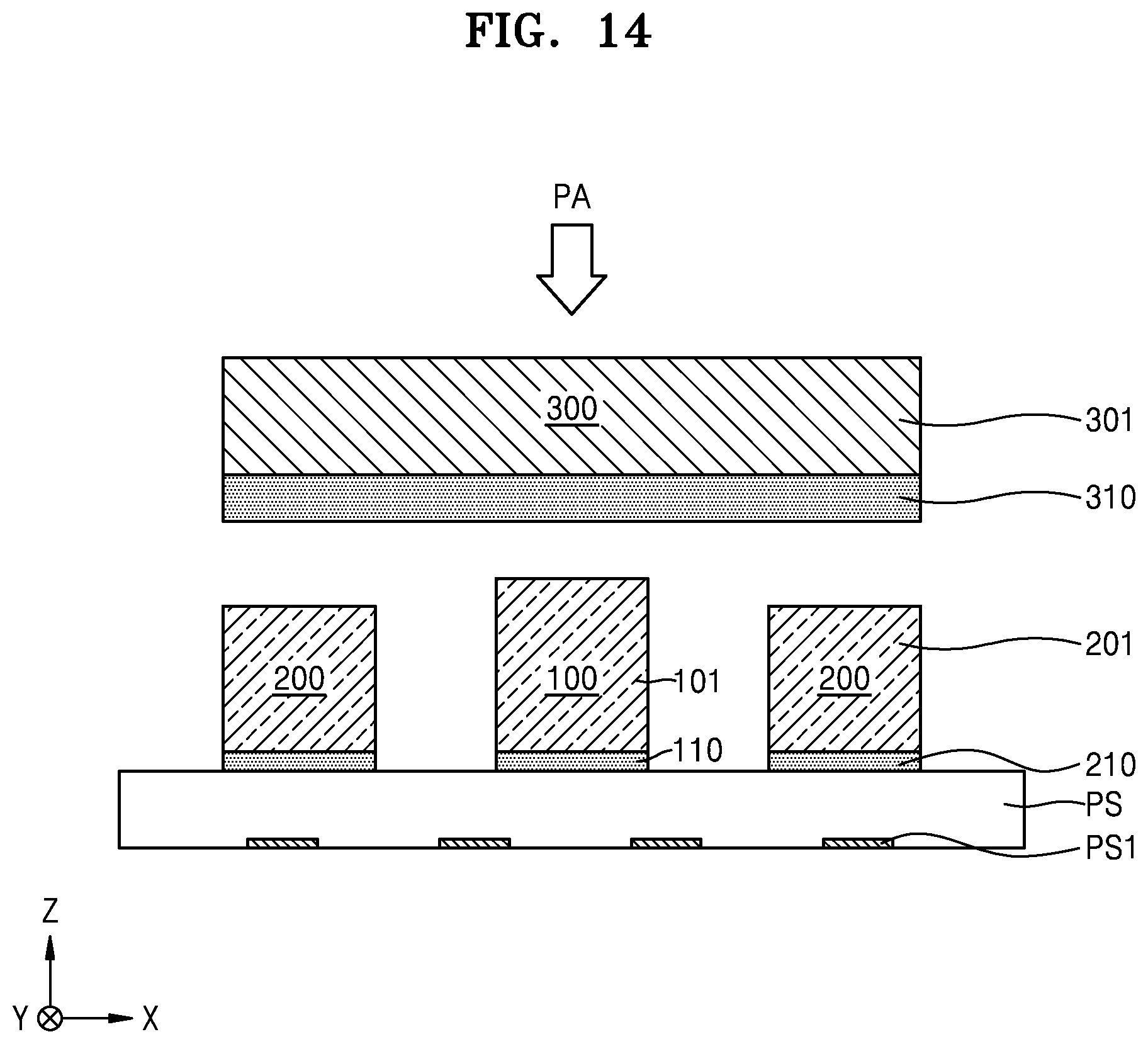 Patent US12622320 Figure 14 – Semiconductor package