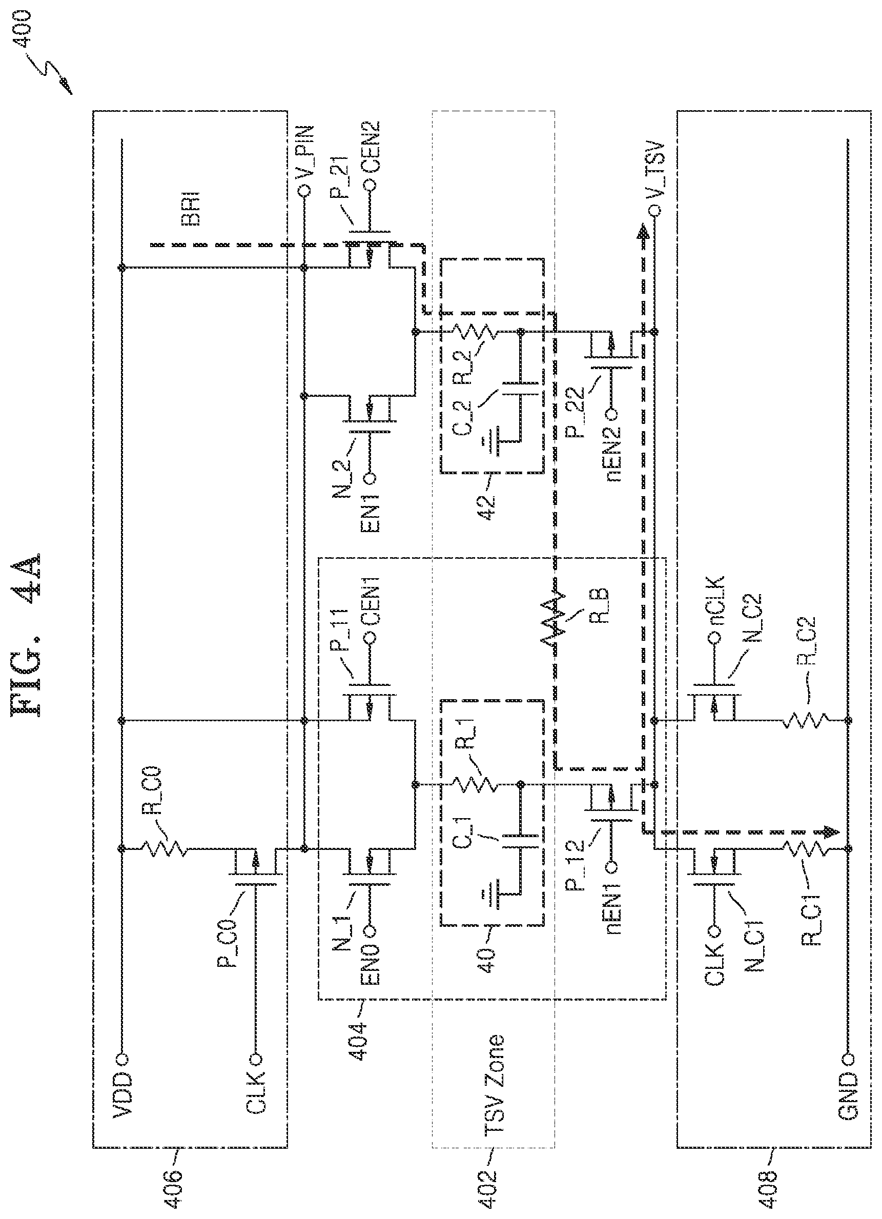 Patent US12622321 Figure 5 – Semiconductor device including through-silicon via (TSV) test device and operating method thereof