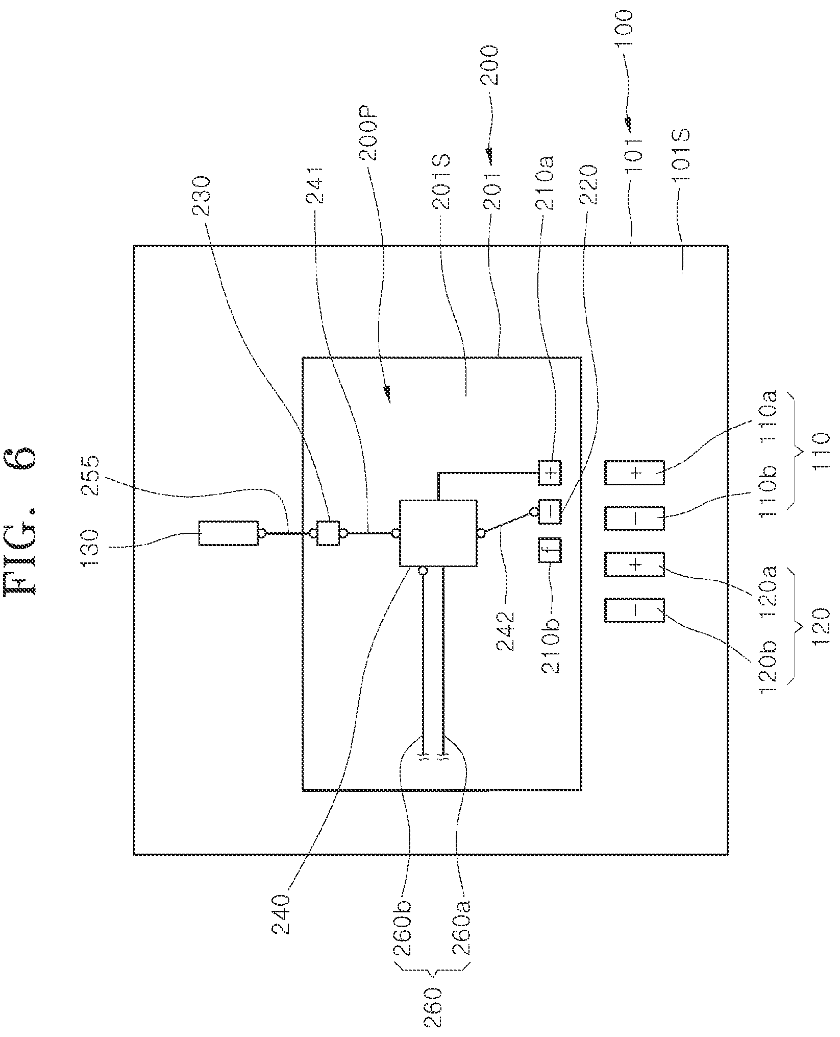 Patent US12622322 Figure 6 – Semiconductor package having ordered wire arrangement between differential pair connection pads