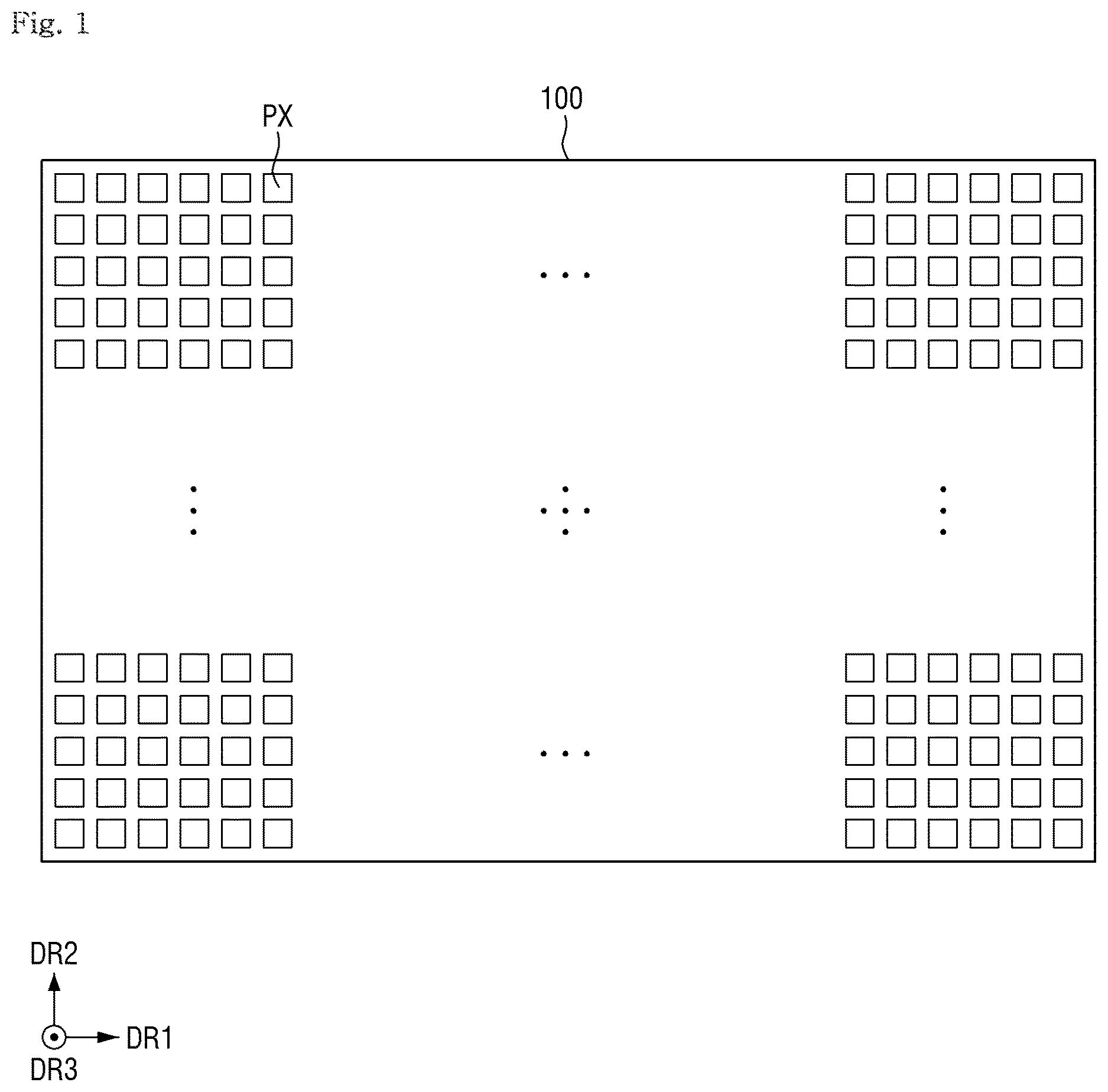 Patent US12622325 Figure 1 – Display device and method of fabricating the same