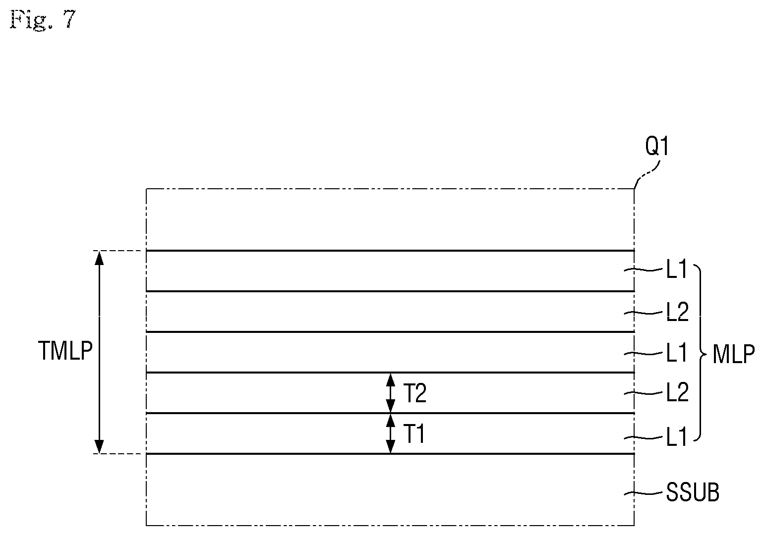 Patent US12622325 Figure 7 – Display device and method of fabricating the same