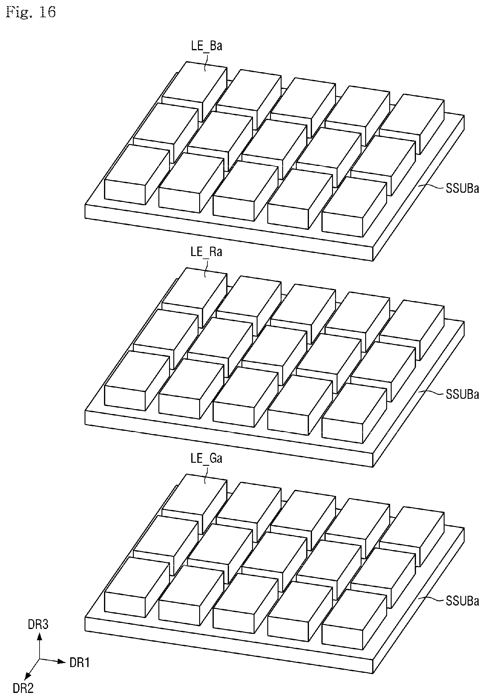 Patent US12622325 Figure 16 – Display device and method of fabricating the same