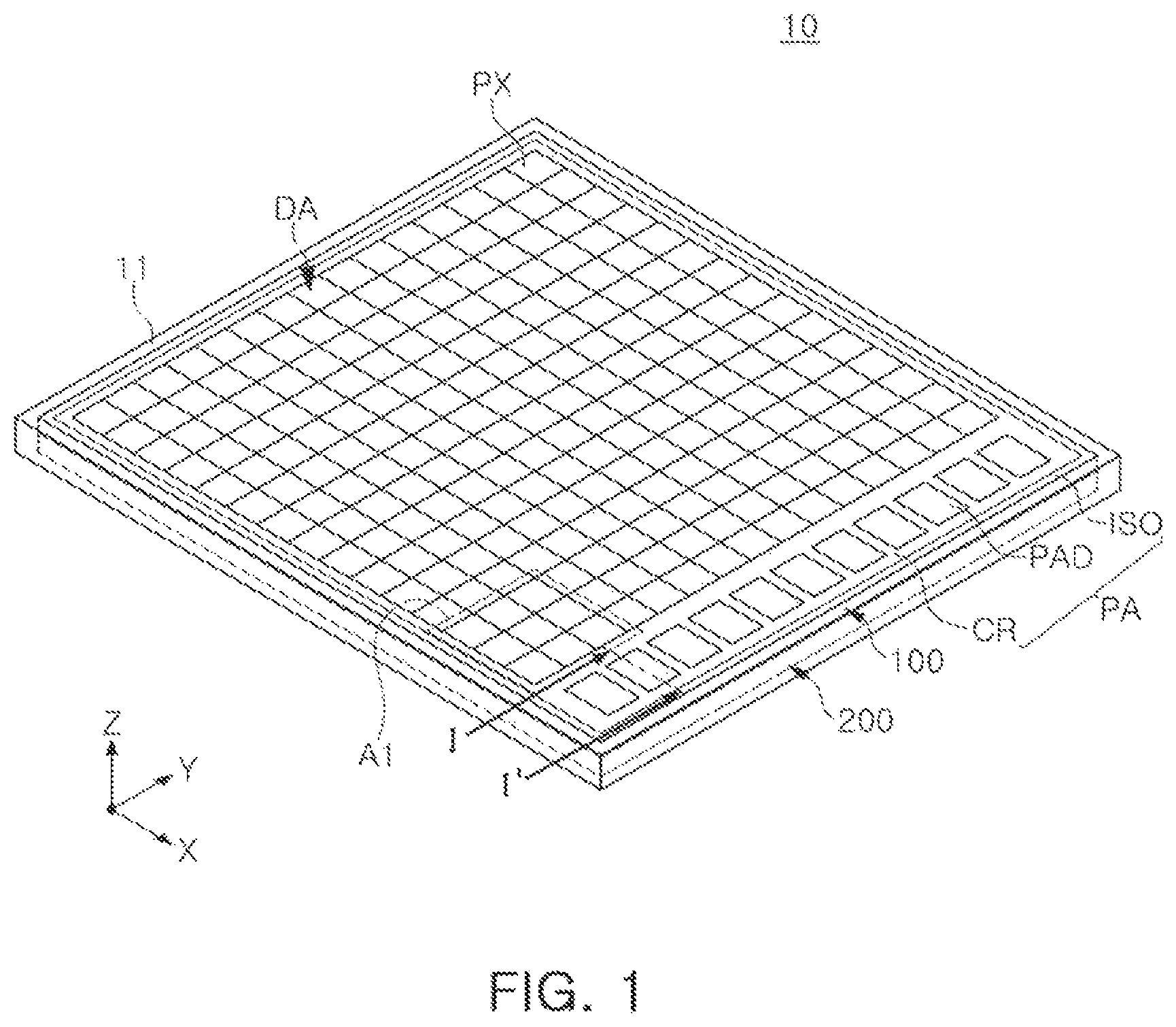 Patent US12622328 Figure 1 – Display apparatus