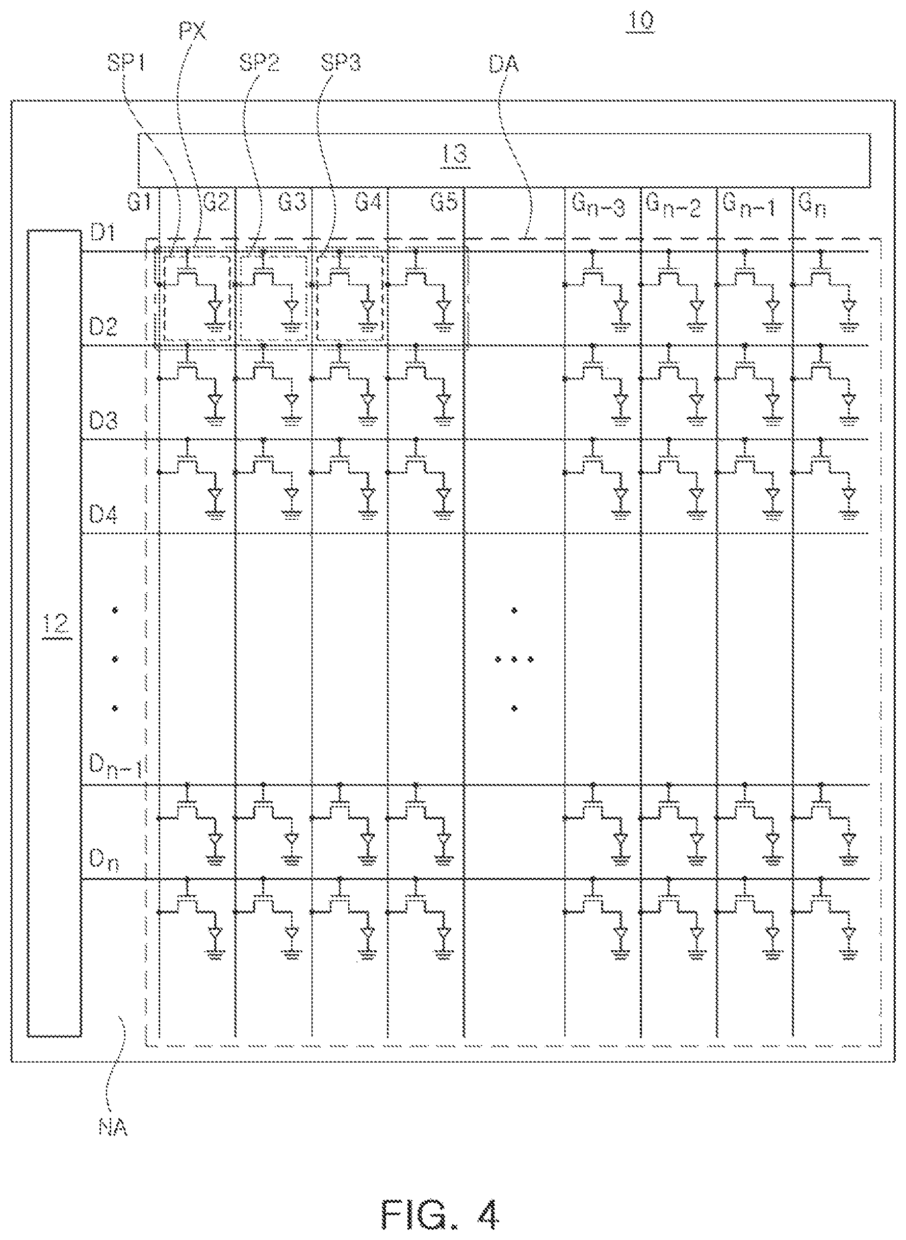 Patent US12622328 Figure 4 – Display apparatus