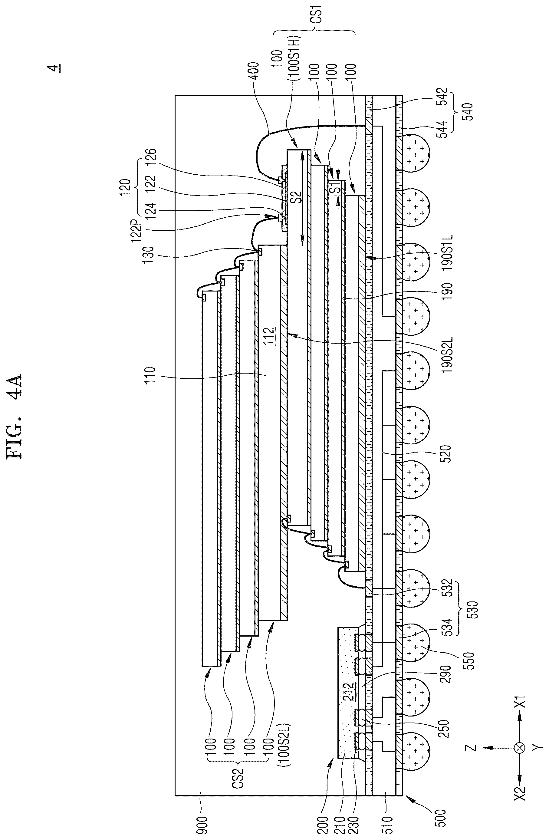Patent US12622330 Figure 7 – Stacked semiconductor package