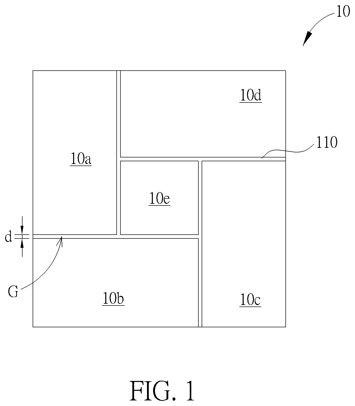 Patent US12622332 Figure 1 – Semiconductor package using substrate block integration