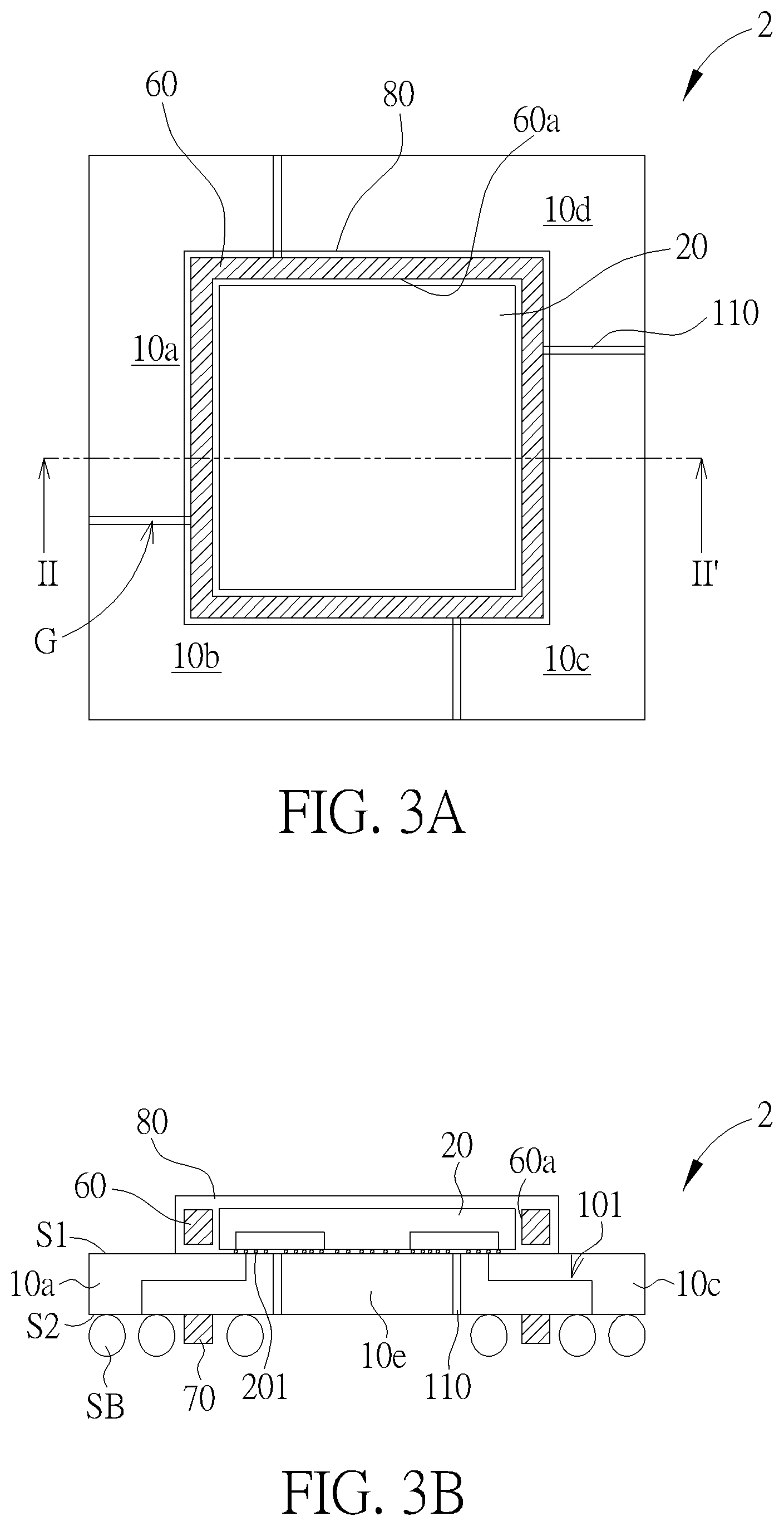 Patent US12622332 Figure 3 – Semiconductor package using substrate block integration