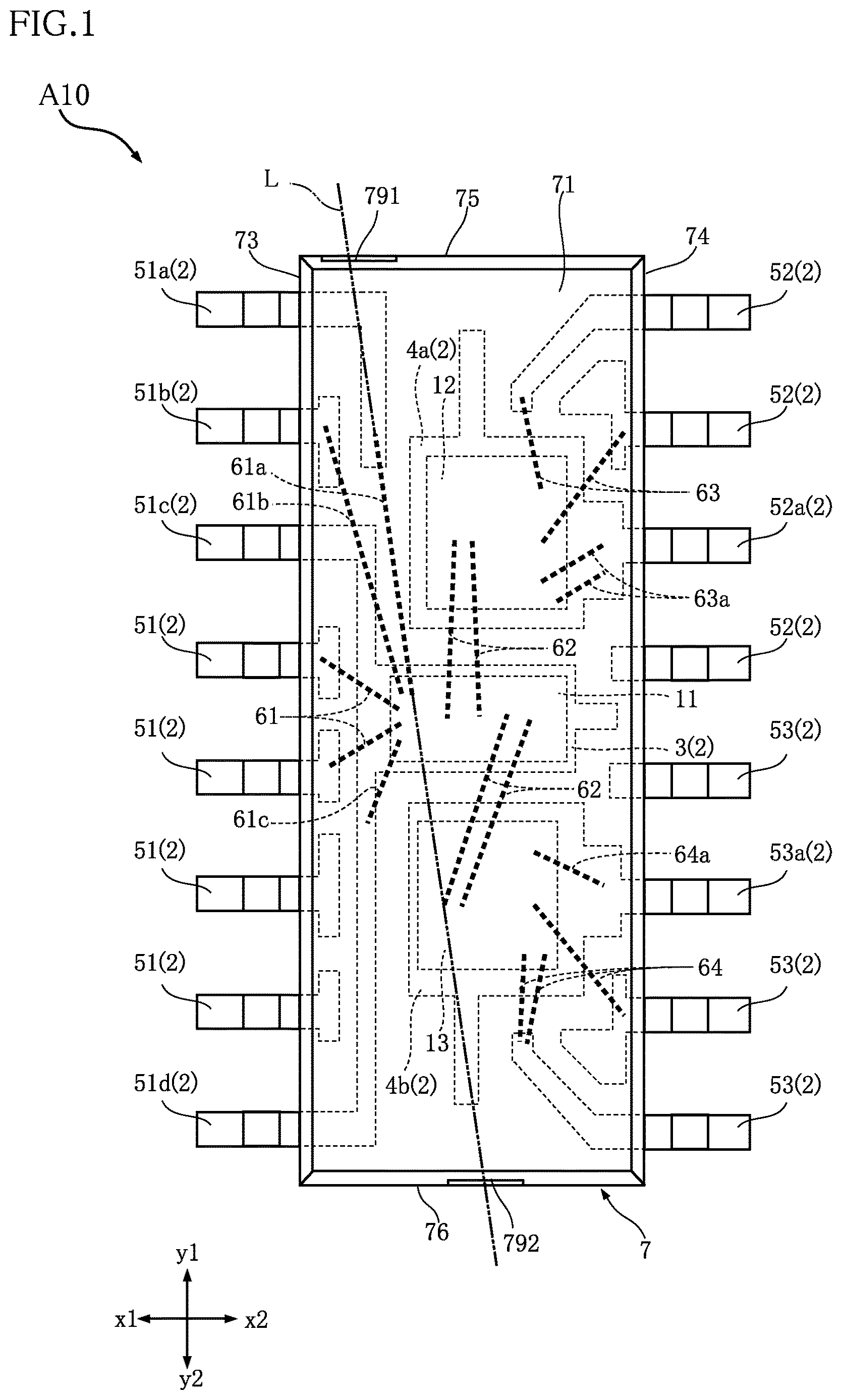 Patent US12622333 Figure 1 – Semiconductor device
