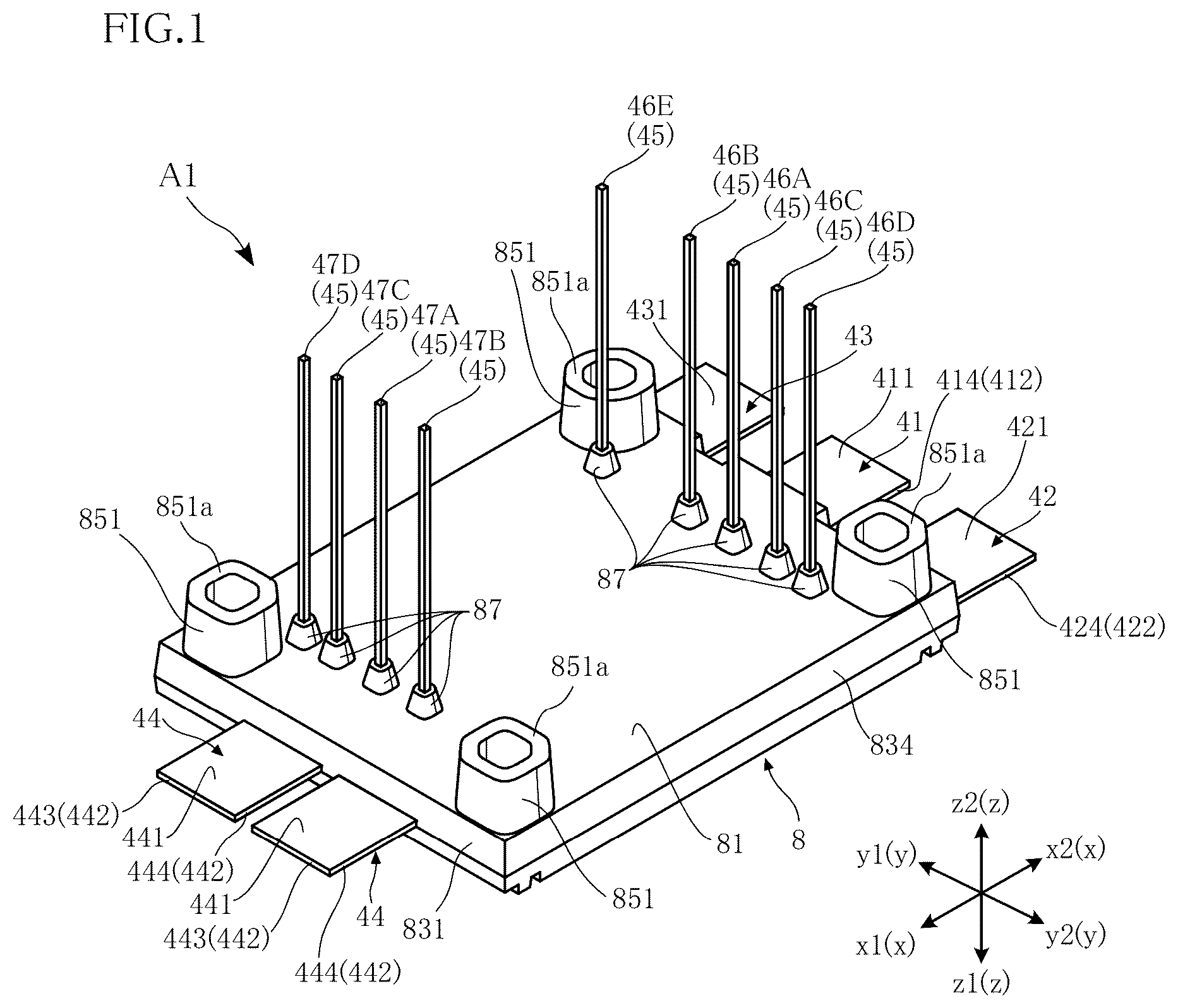 Patent US12622334 — Semiconductor module — Figure 1