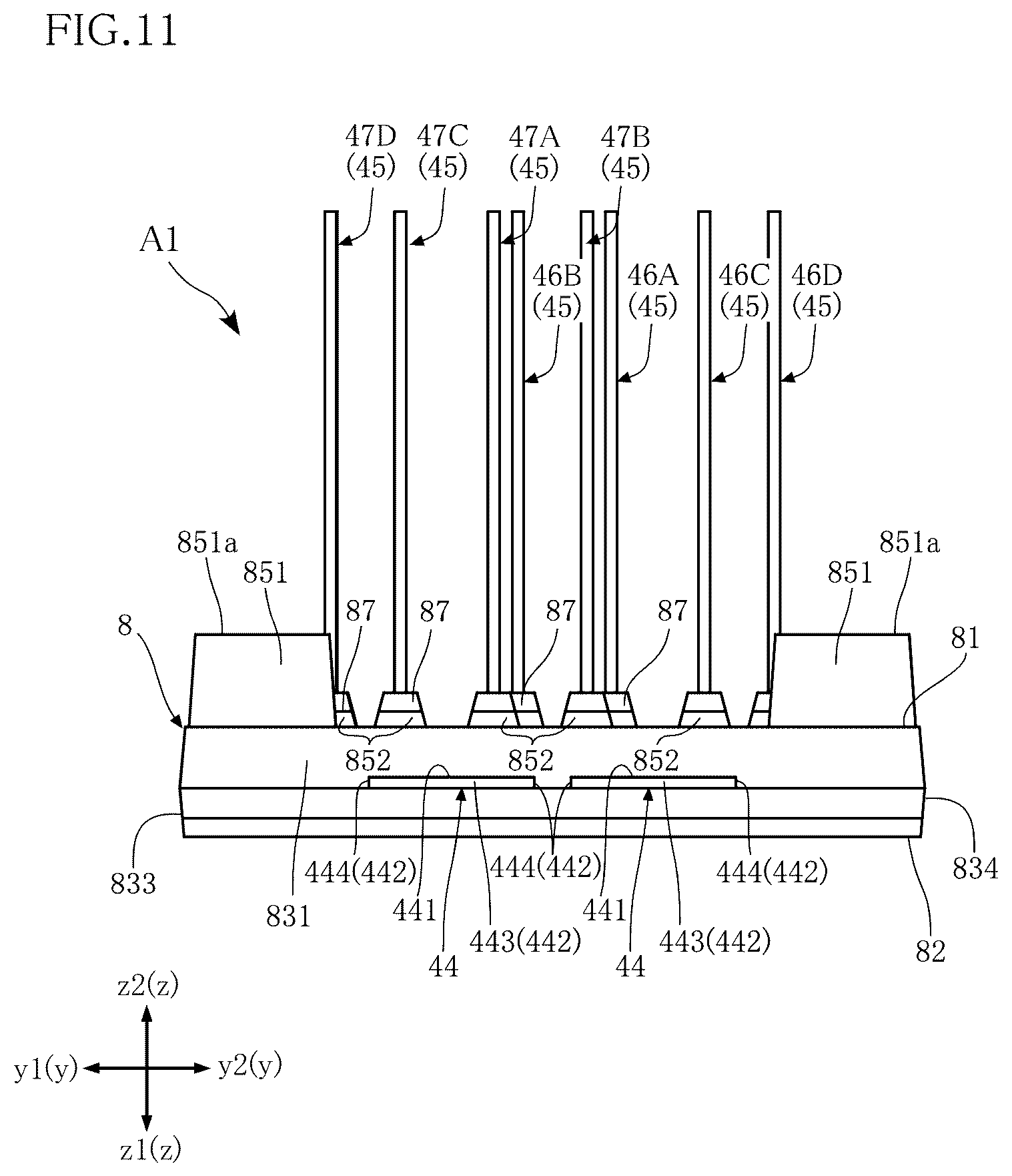 Patent US12622334 Figure 11 – Semiconductor module