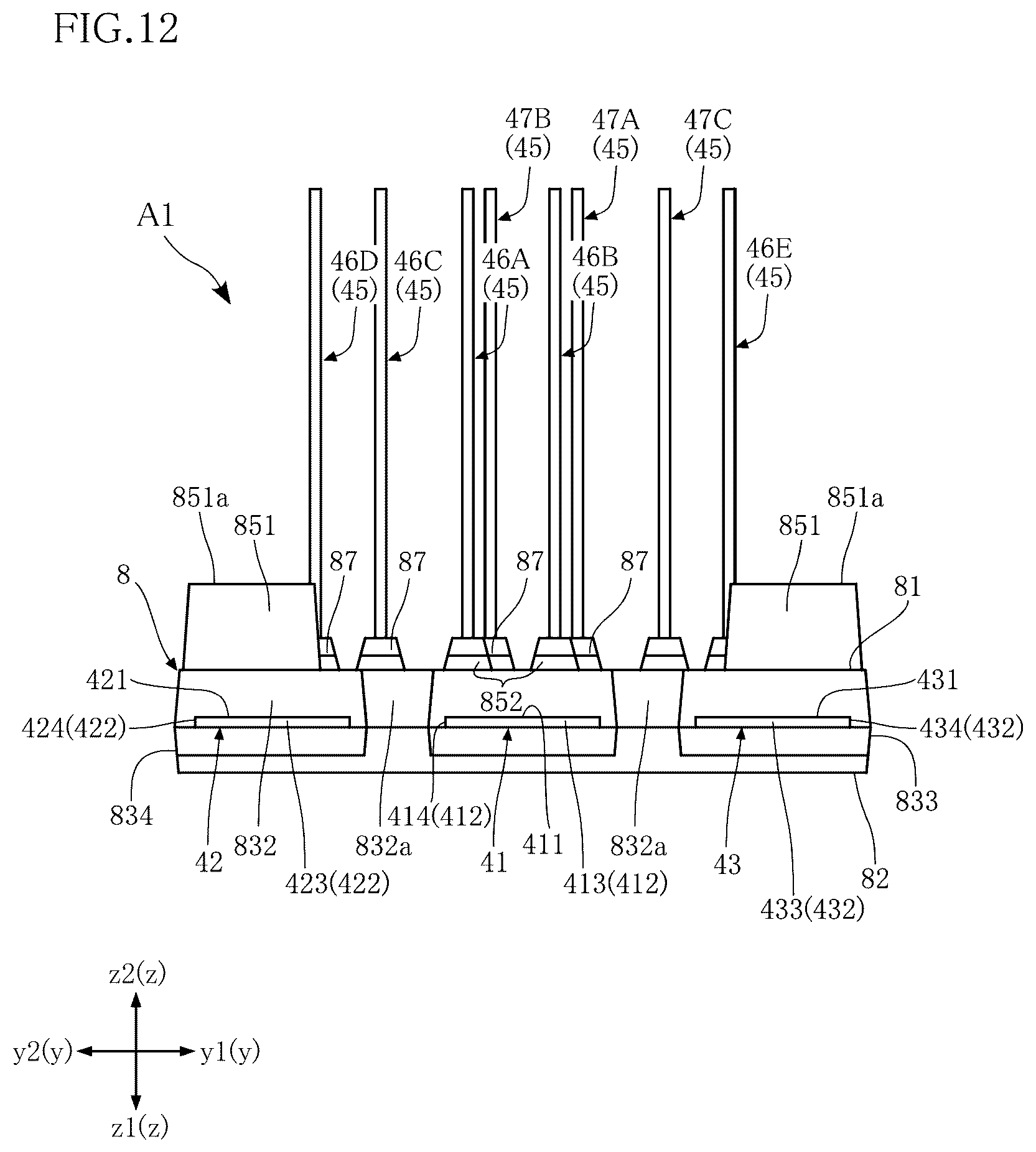 Patent US12622334 Figure 12 – Semiconductor module