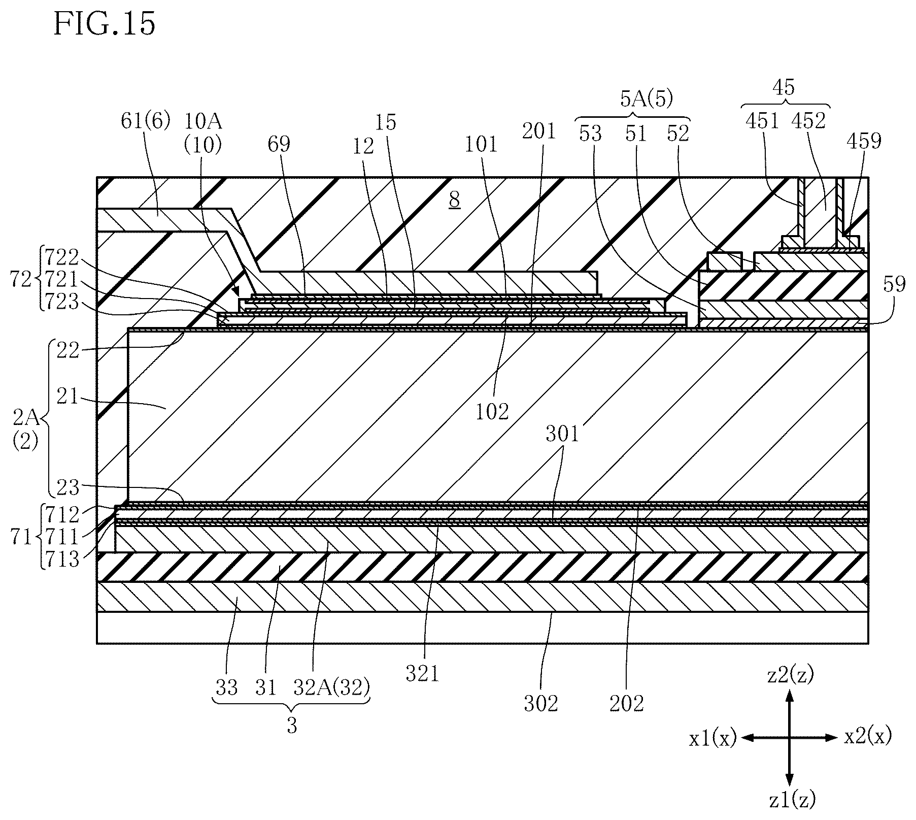 Patent US12622334 Figure 15 – Semiconductor module