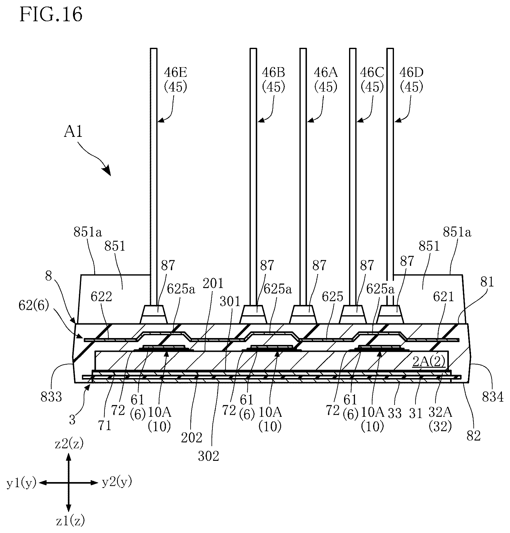 Patent US12622334 Figure 16 – Semiconductor module