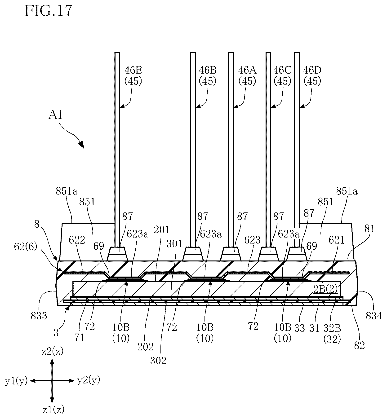 Patent US12622334 Figure 17 – Semiconductor module