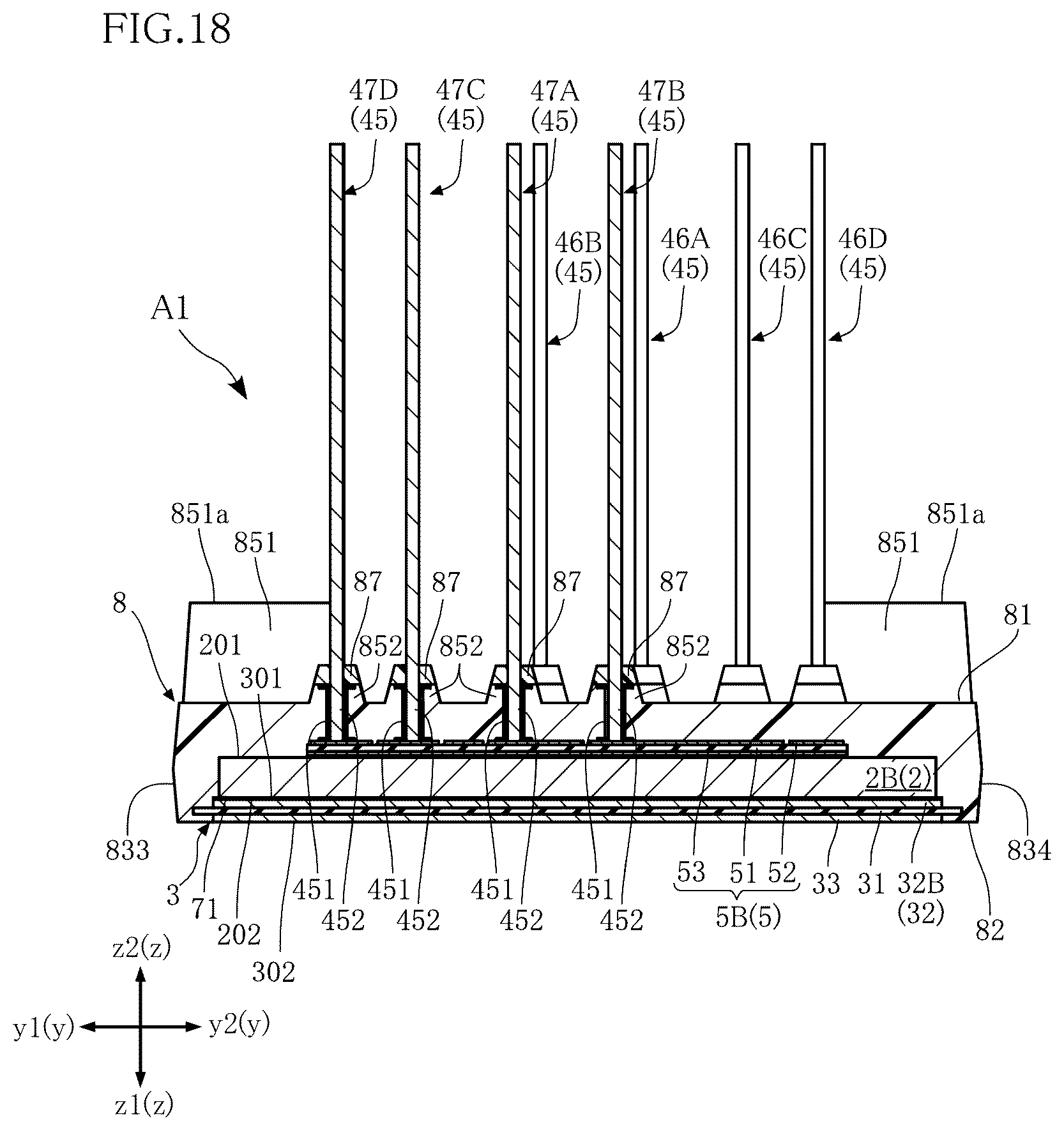 Patent US12622334 Figure 18 – Semiconductor module