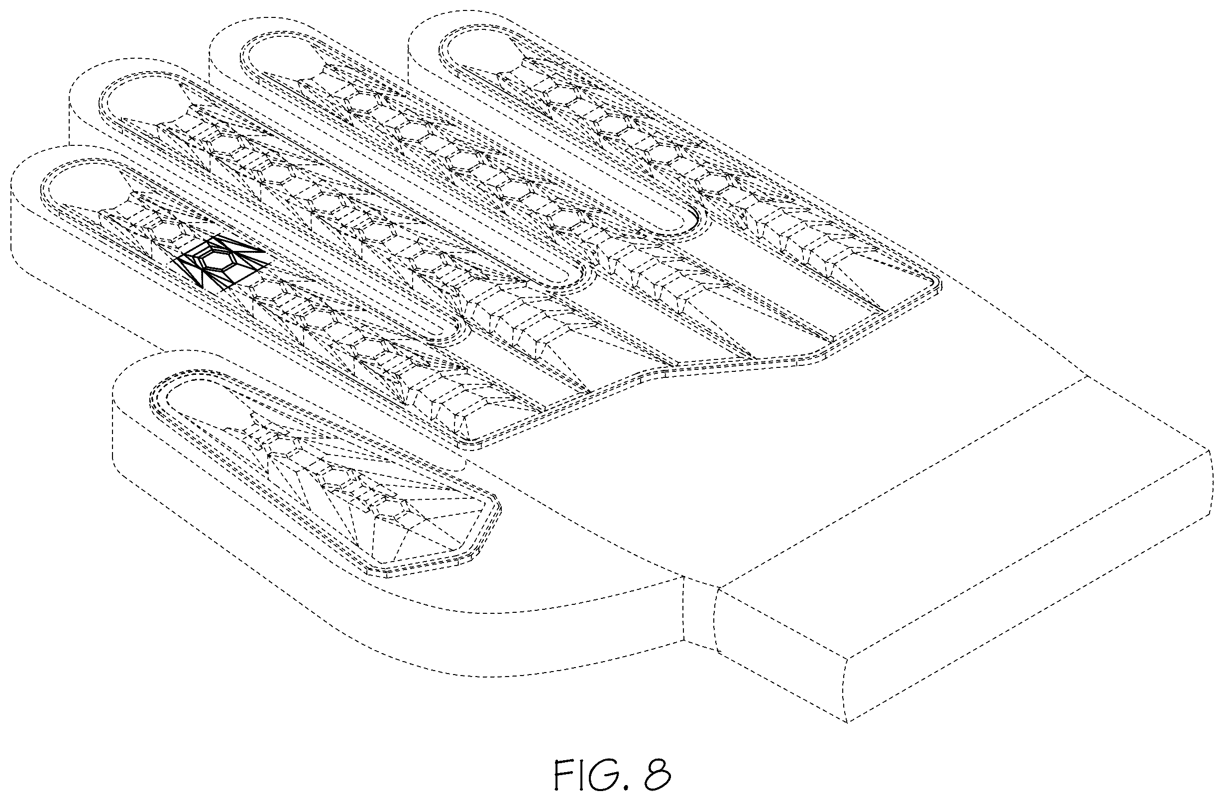 Patent USD1123302 Figure 6 – Glove