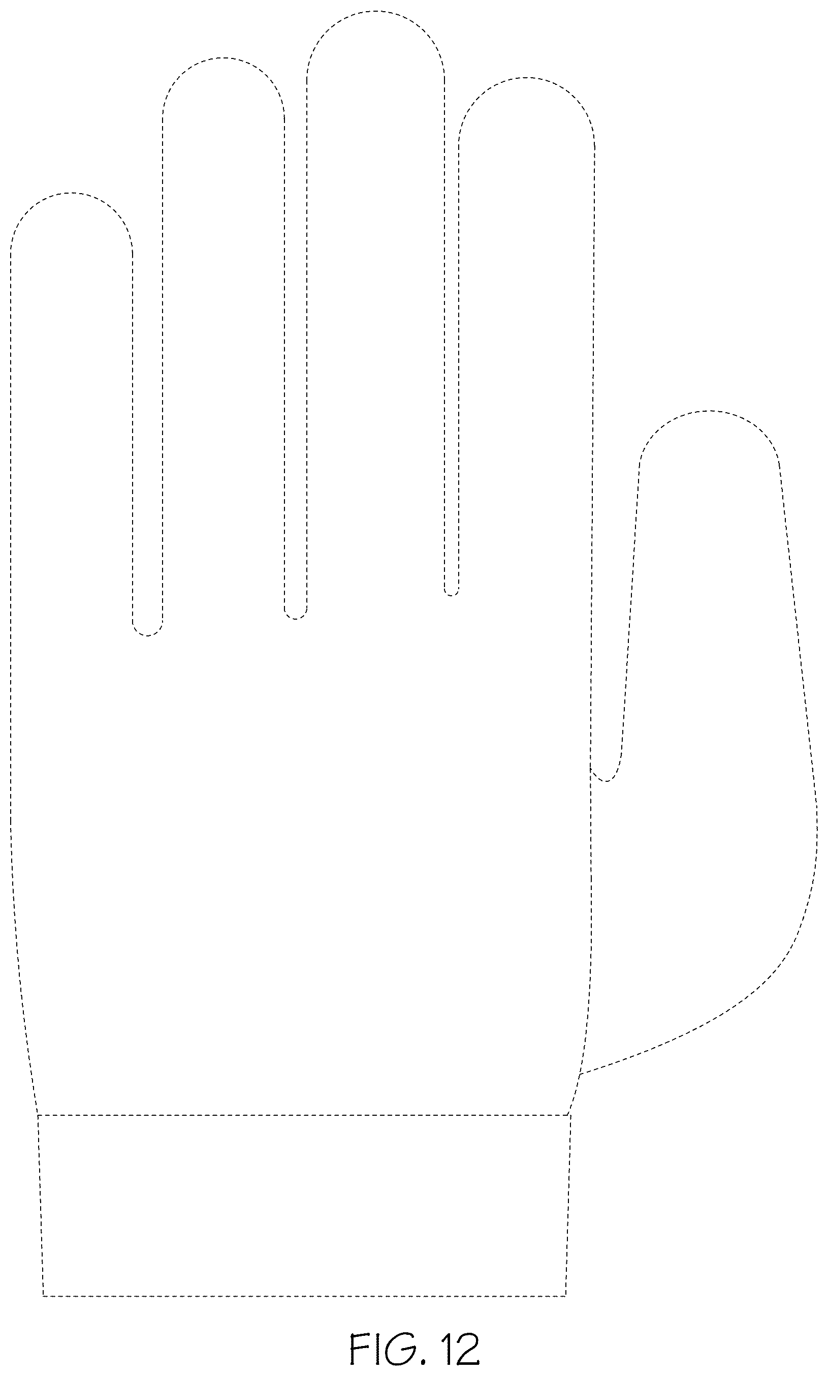 Patent USD1123302 Figure 9 – Glove