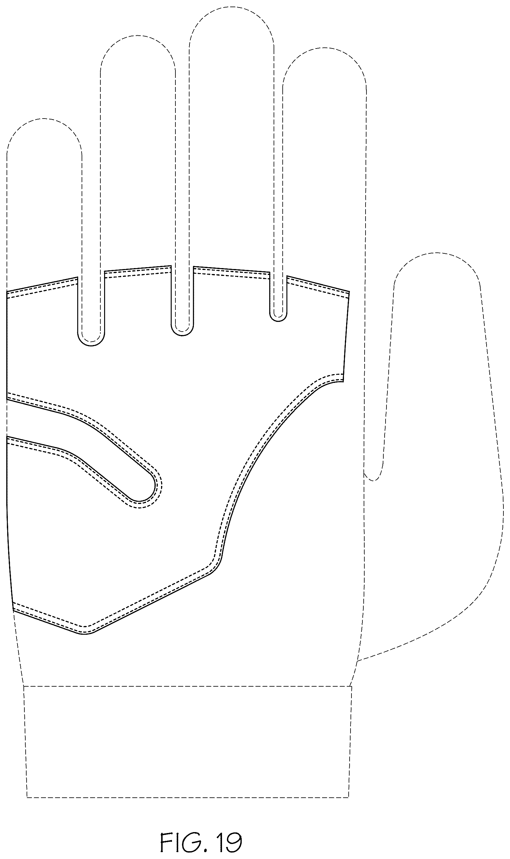 Patent USD1123302 Figure 14 – Glove