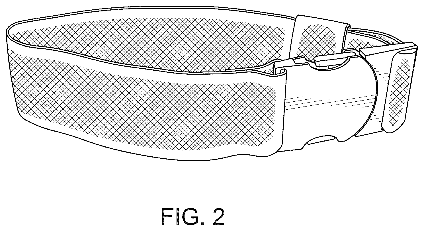 Patent USD1123303 Figure 2 – Belt for ski/snowboard bibs