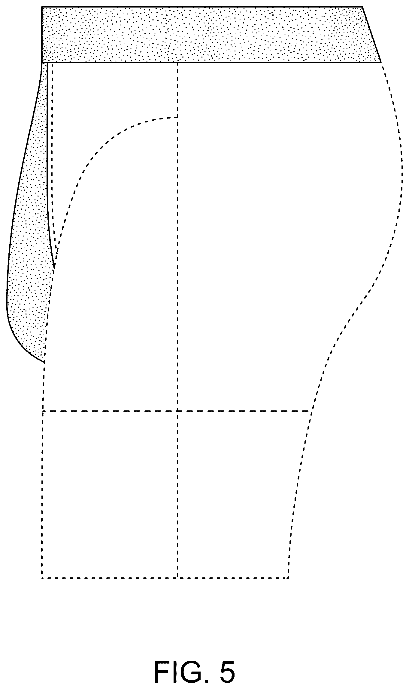 Patent USD1123304 Figure 5 – Undergarment