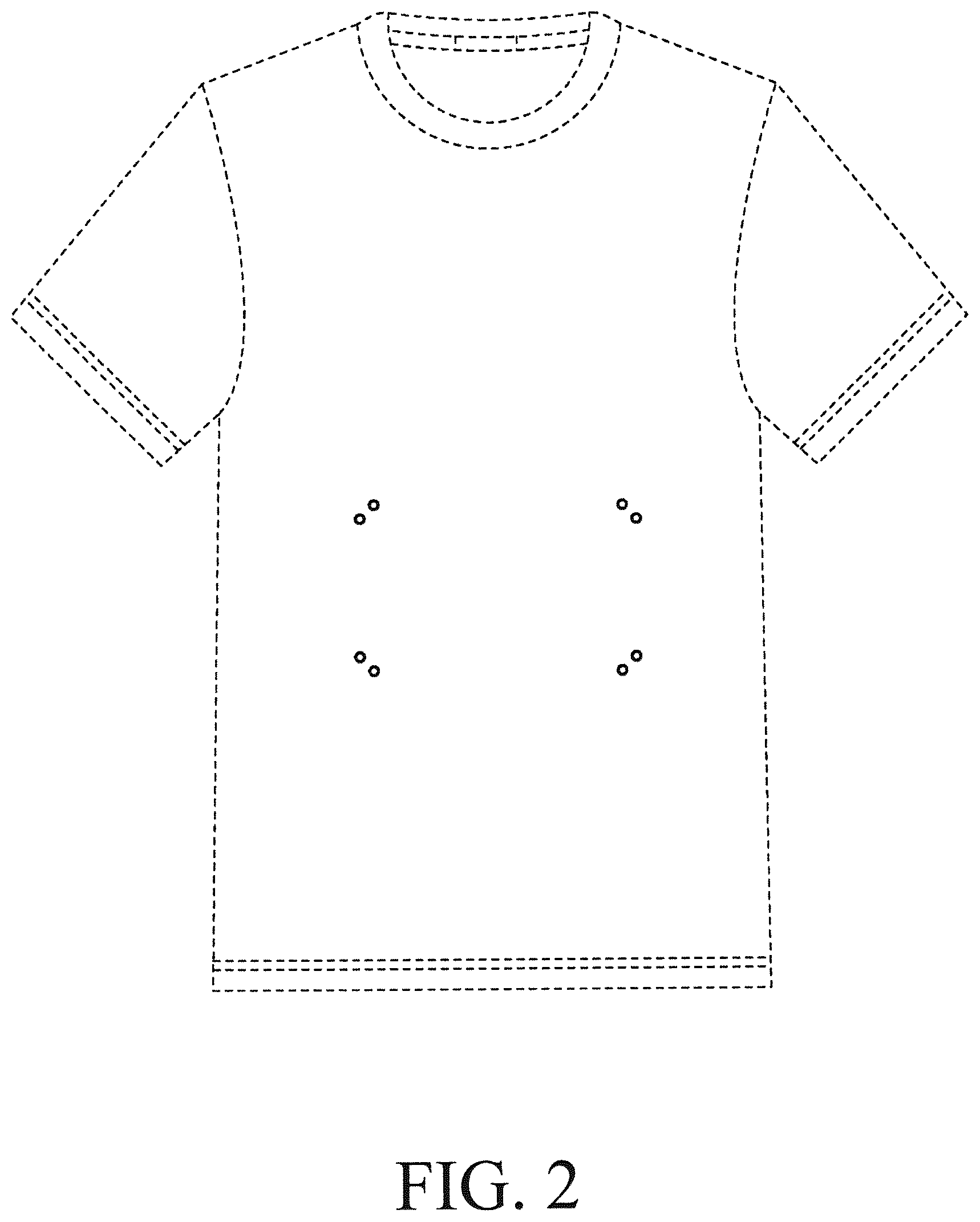 Patent USD1123305 Figure 2 – Sports shirt