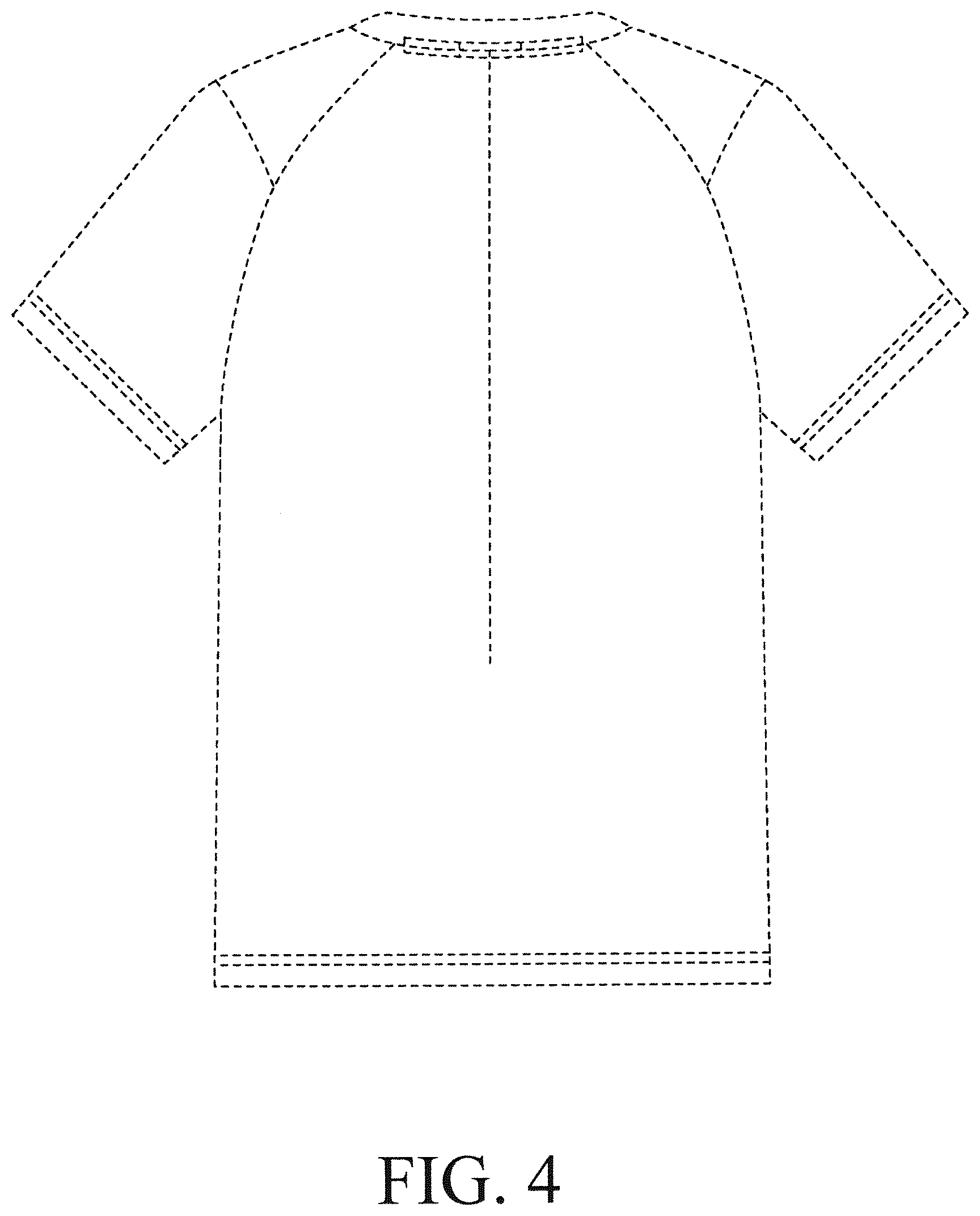 Patent USD1123305 Figure 4 – Sports shirt