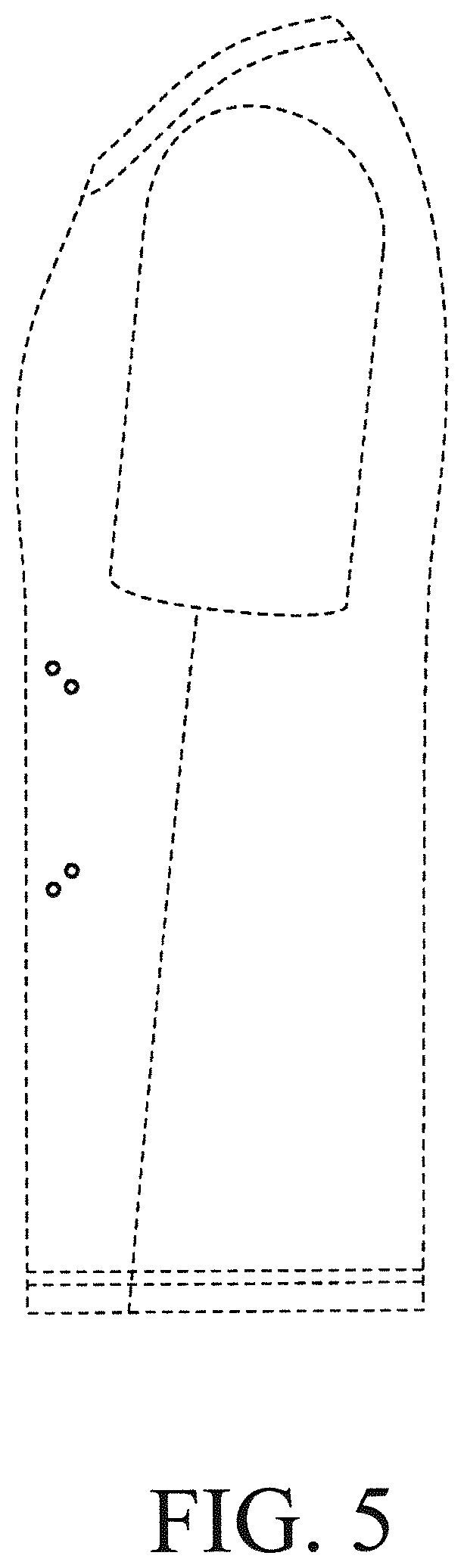 Patent USD1123305 Figure 5 – Sports shirt