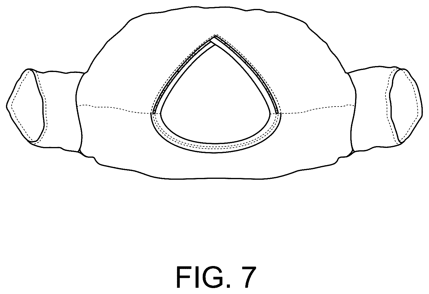 Patent USD1123306 Figure 7 – Medical garment top