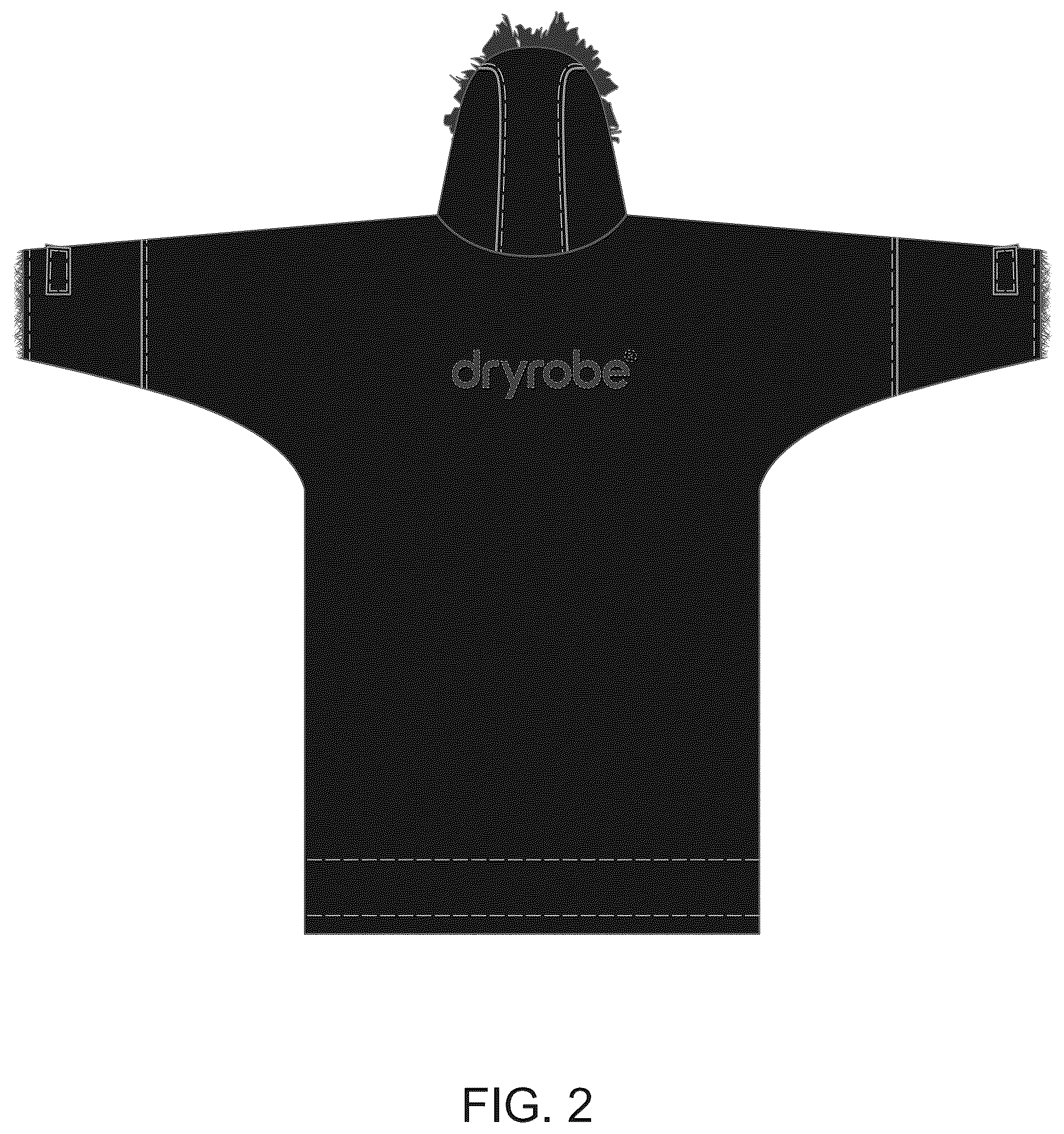 Patent USD1123308 Figure 2 – Garment