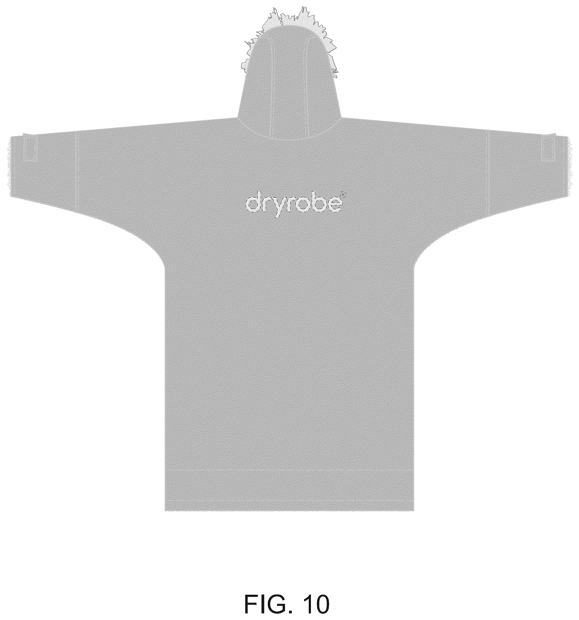 Patent USD1123308 Figure 10 – Garment