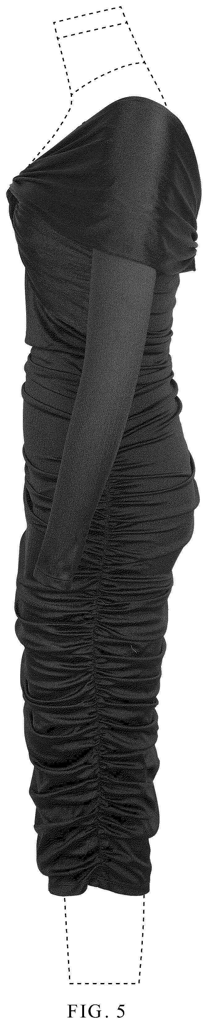Patent USD1123310 Figure 5 – Dress