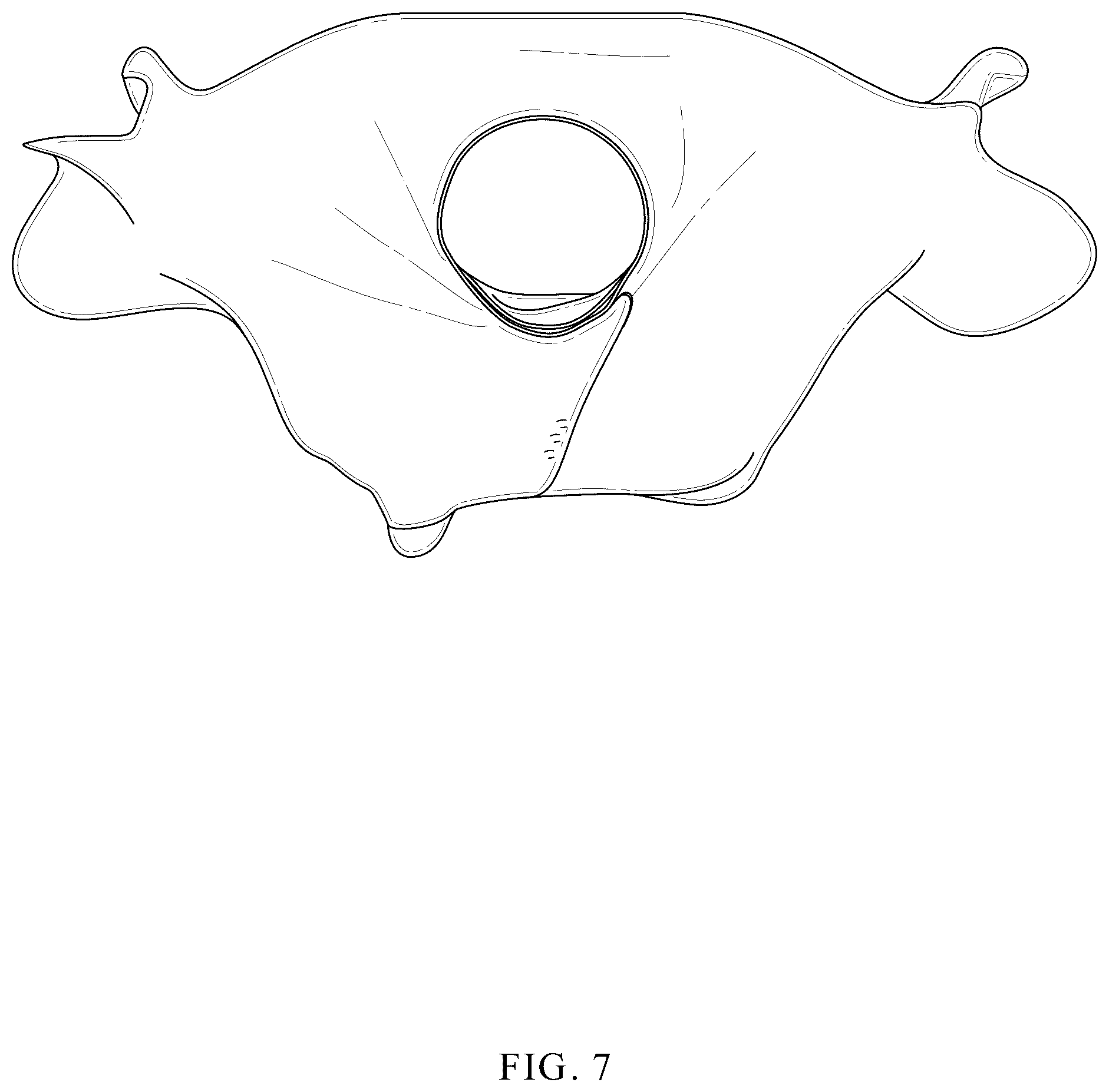 Patent USD1123311 Figure 7 – Waterproof shower cape