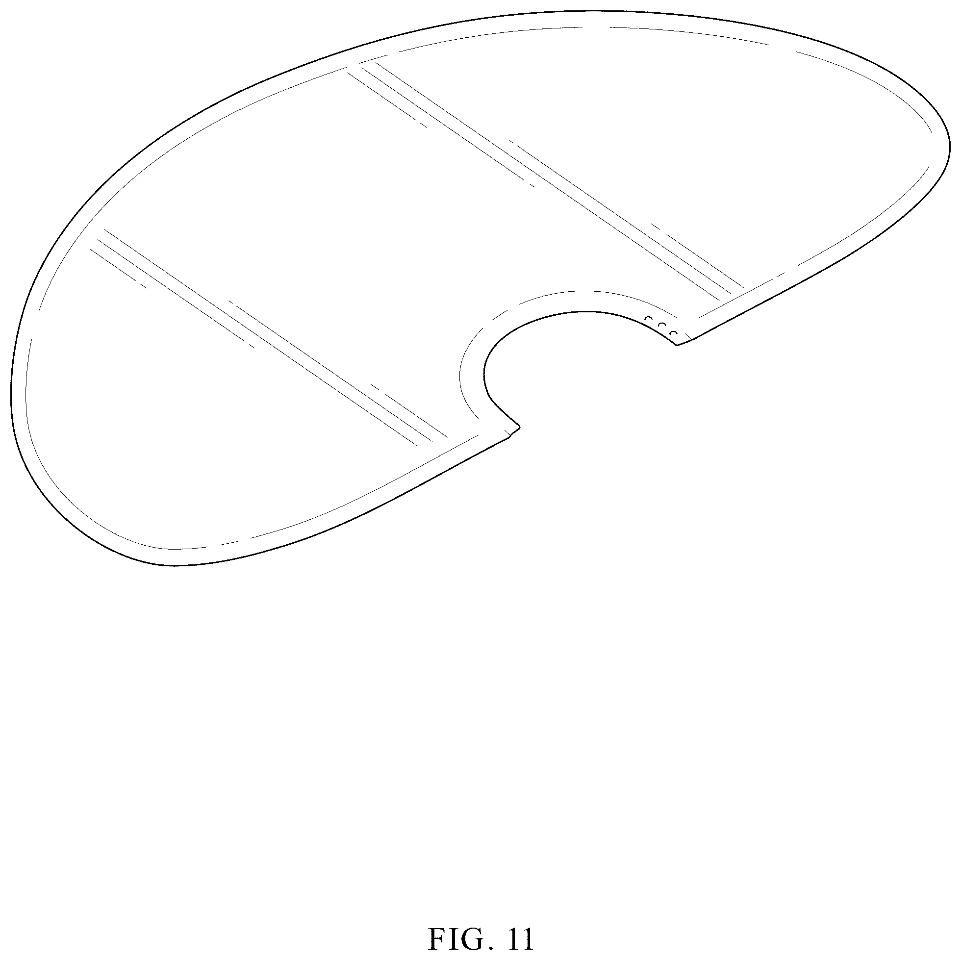 Patent USD1123311 Figure 11 – Waterproof shower cape